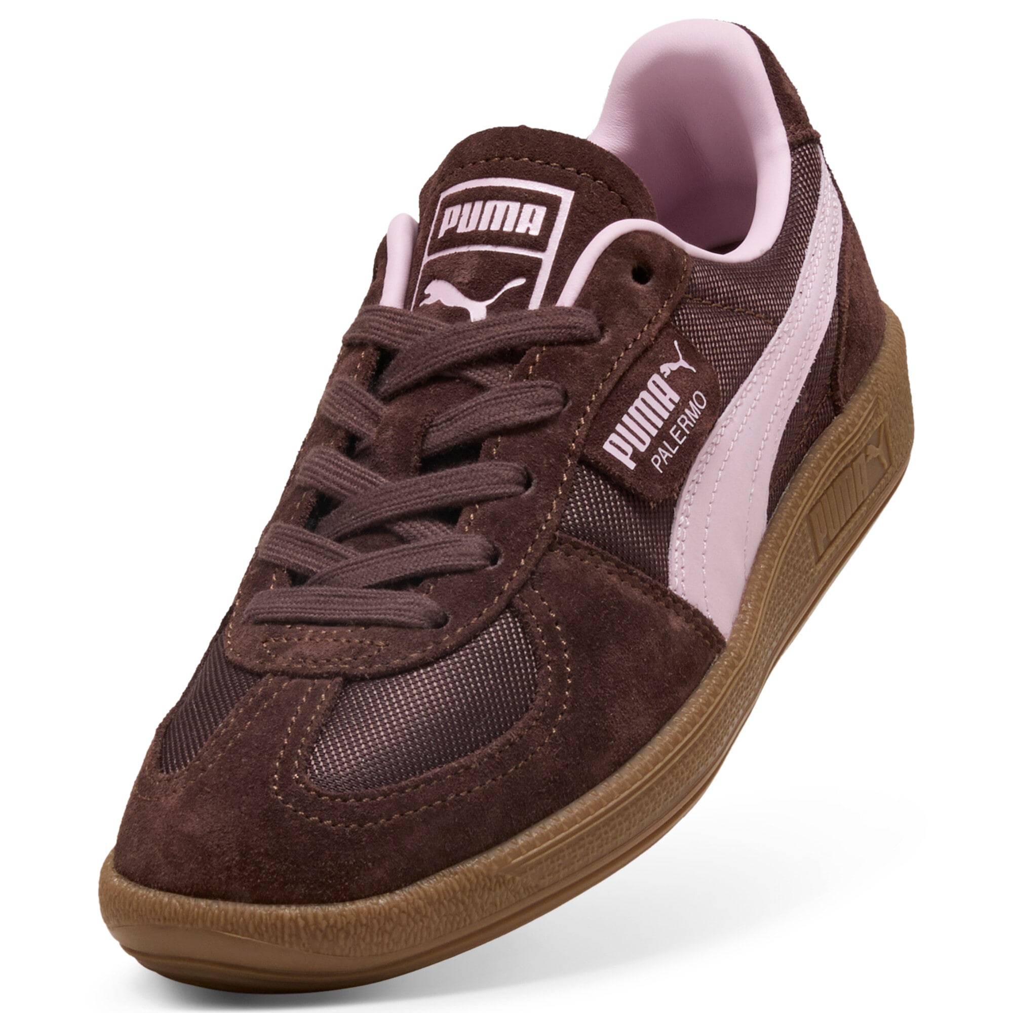 PUMA Sneakers »PALERMO VINTAGE UPDATE«  mit Formstrip aus gewalktem Leder, Gummilaufsohle mit leichtem Profil