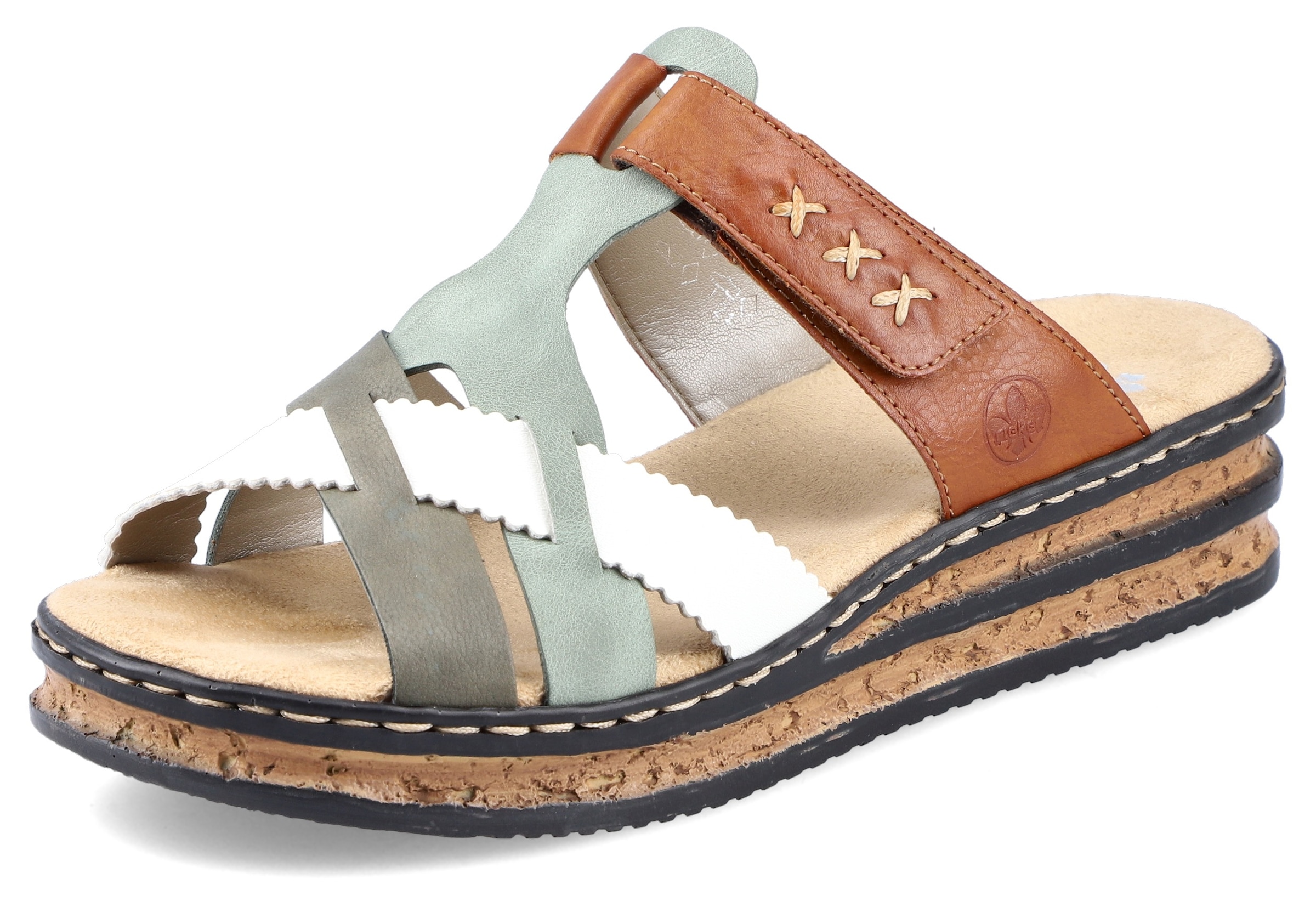 Image of Rieker Pantolette, mit praktischem Klettriemchen bei Ackermann Versand Schweiz