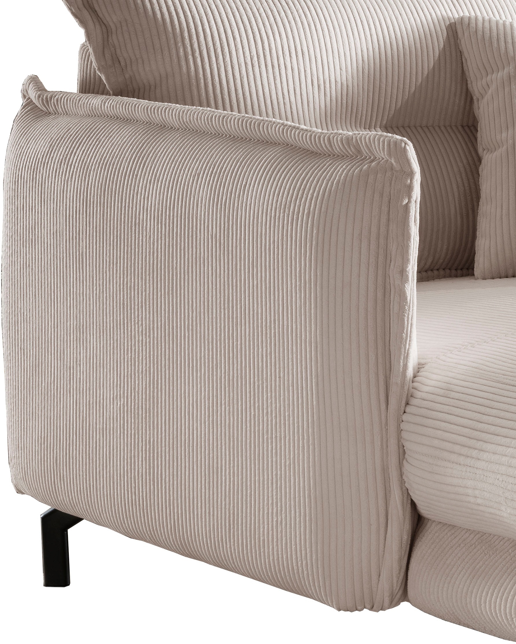 Home affaire Relaxsessel »Lazio modern und bequem, schmale Armlehnen, tolle Detailverarbeitung« zwei verschiedene Fussfarben wählbar