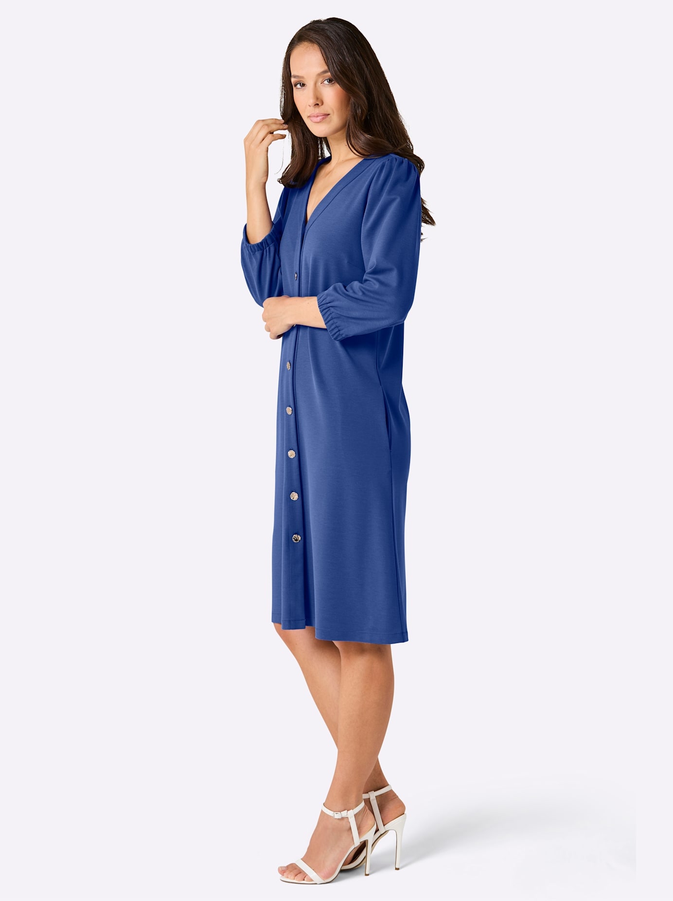 CREATION L PREMIUM Robe d'été »Seiden-Viskose-Mix-Kleid«