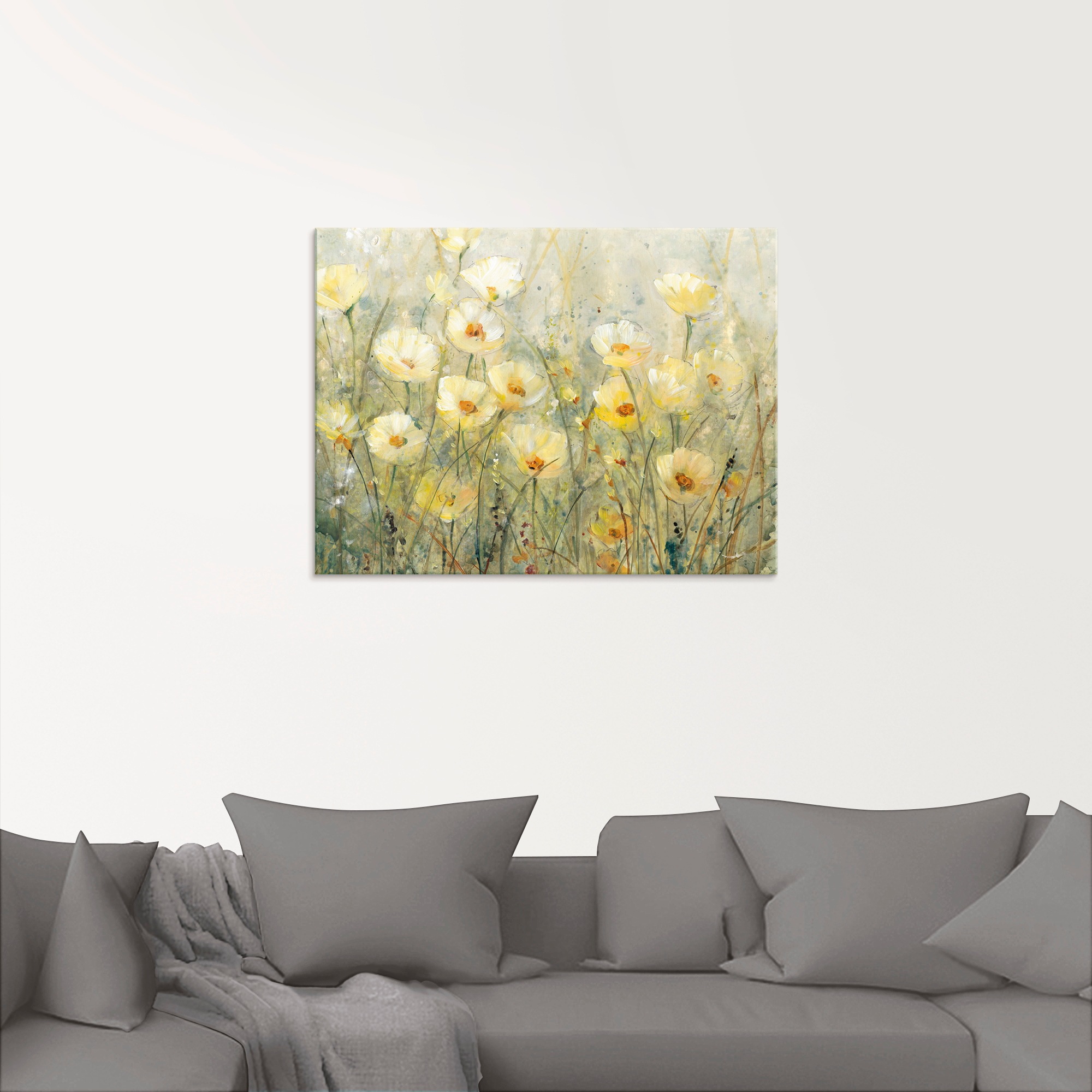 Artland Glasbild »Sommer in voller Blüte I«, Blumenwiese, (1 St.), in verschiedenen Grössen