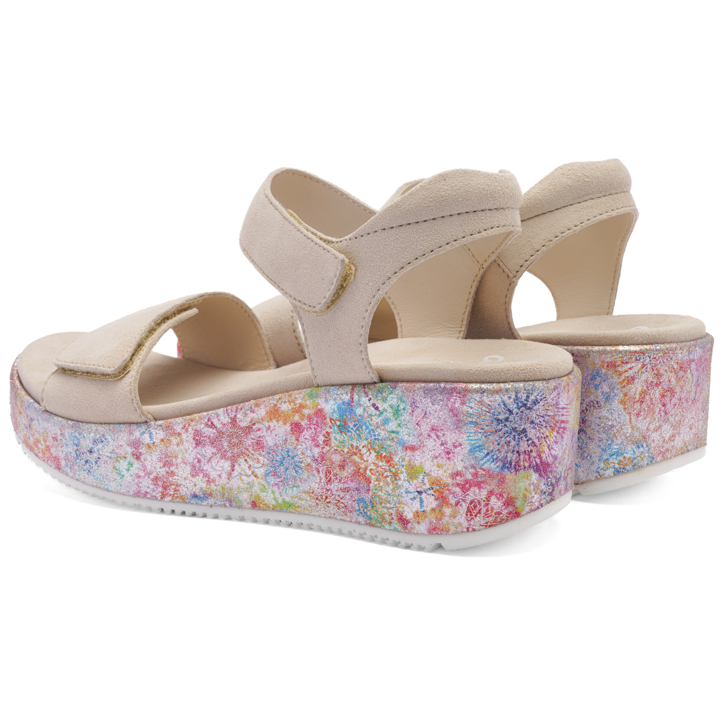Ara Sandales compensées »RIMINI«  Sandale à brides, chaussure d'été avec fermetures velcro, largeur G