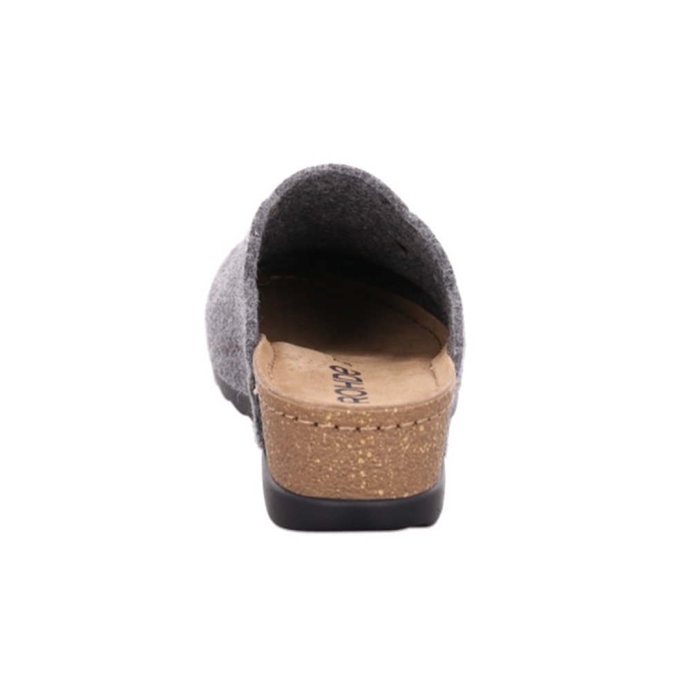 Rohde Pantoffel »Soave-40«  Clog, Hausschuh, Wohlfühlschuh mit Keilabsatz