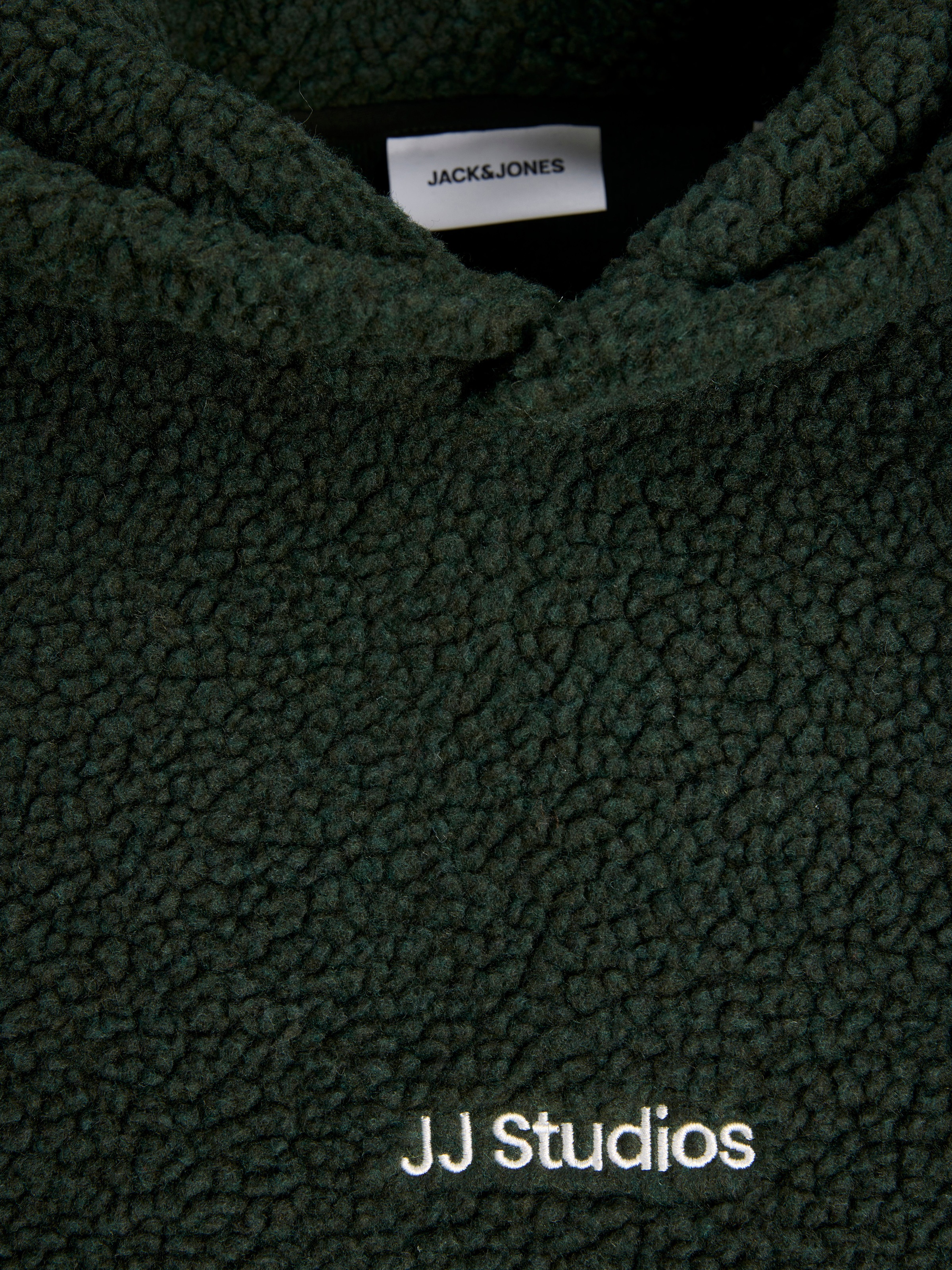 Jack & Jones Kapuzensweatshirt »JJSOHO TEDDY SWEAT HOOD SN«, Kunstfaser, relaxed fit
