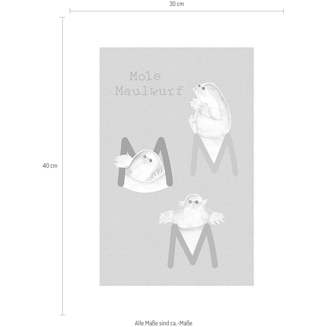 Komar Poster »ABC Animal M«, Buchstaben, (1 St.), Kinderzimmer, Schlafzimmer,  Wohnzimmer | Poster