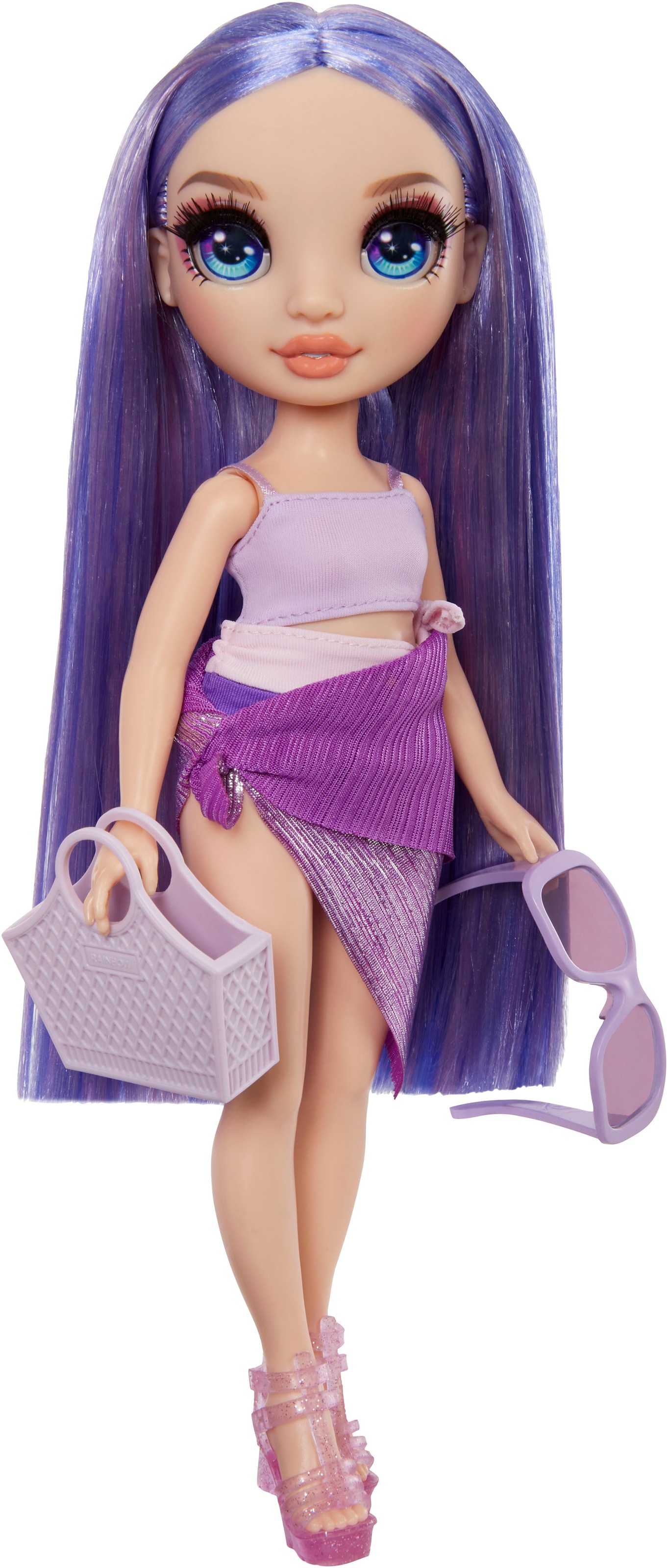 RAINBOW HIGH Poupée à habiller »Rainbow High Swim & Style Fashion Doll- Violet (Purple)«