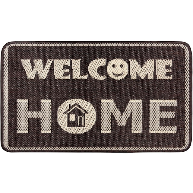 ♕ HANSE Home Fussmatte »Smiley Welcome«, rechteckig, Rutschfest,  Schmutzfangmatte, Outdoor, Innen, Waschbar, Türmatte versandkostenfrei auf