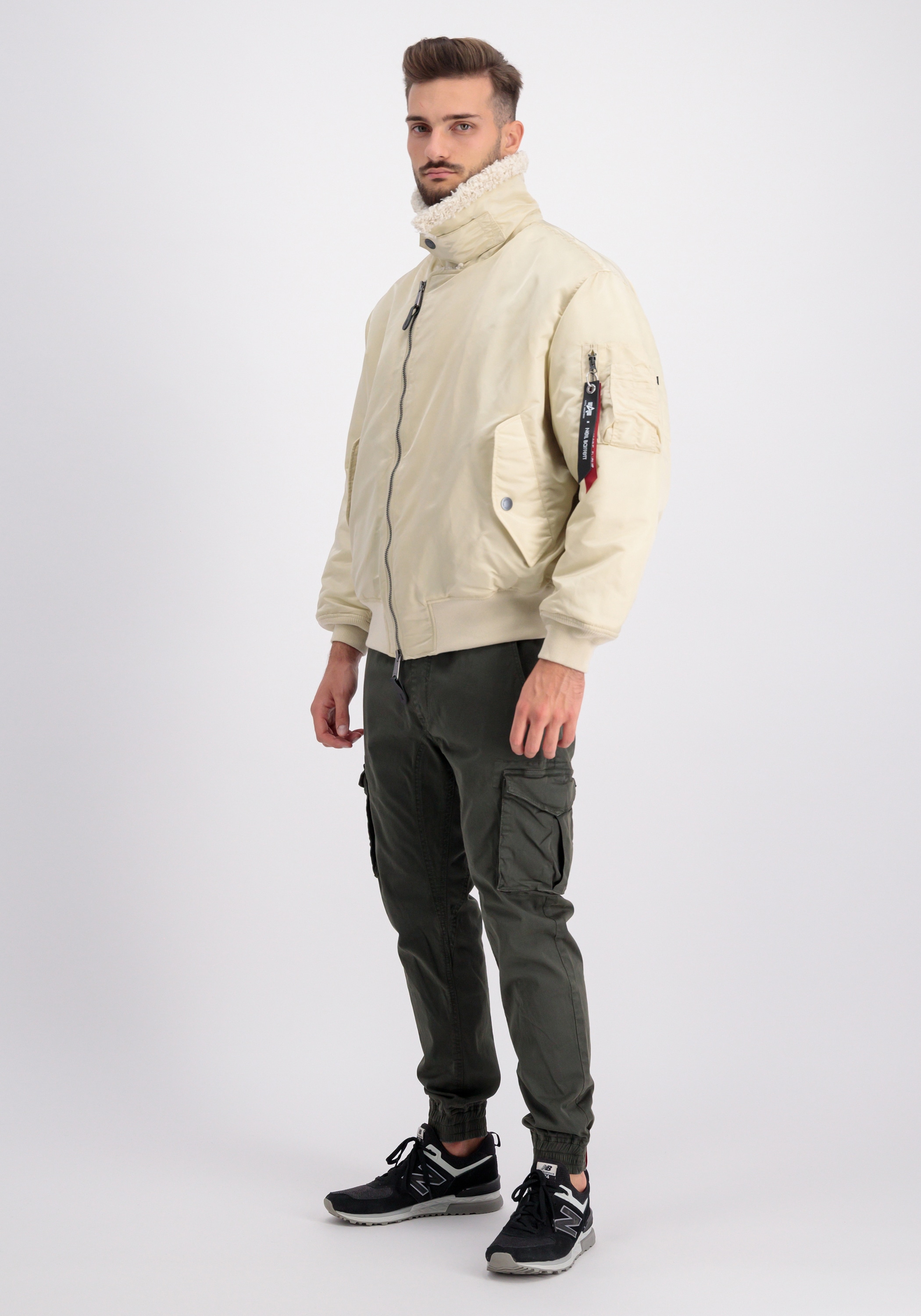 Alpha Industries Bomberjacke »NB MA-1 B-3 Biker Jacket«