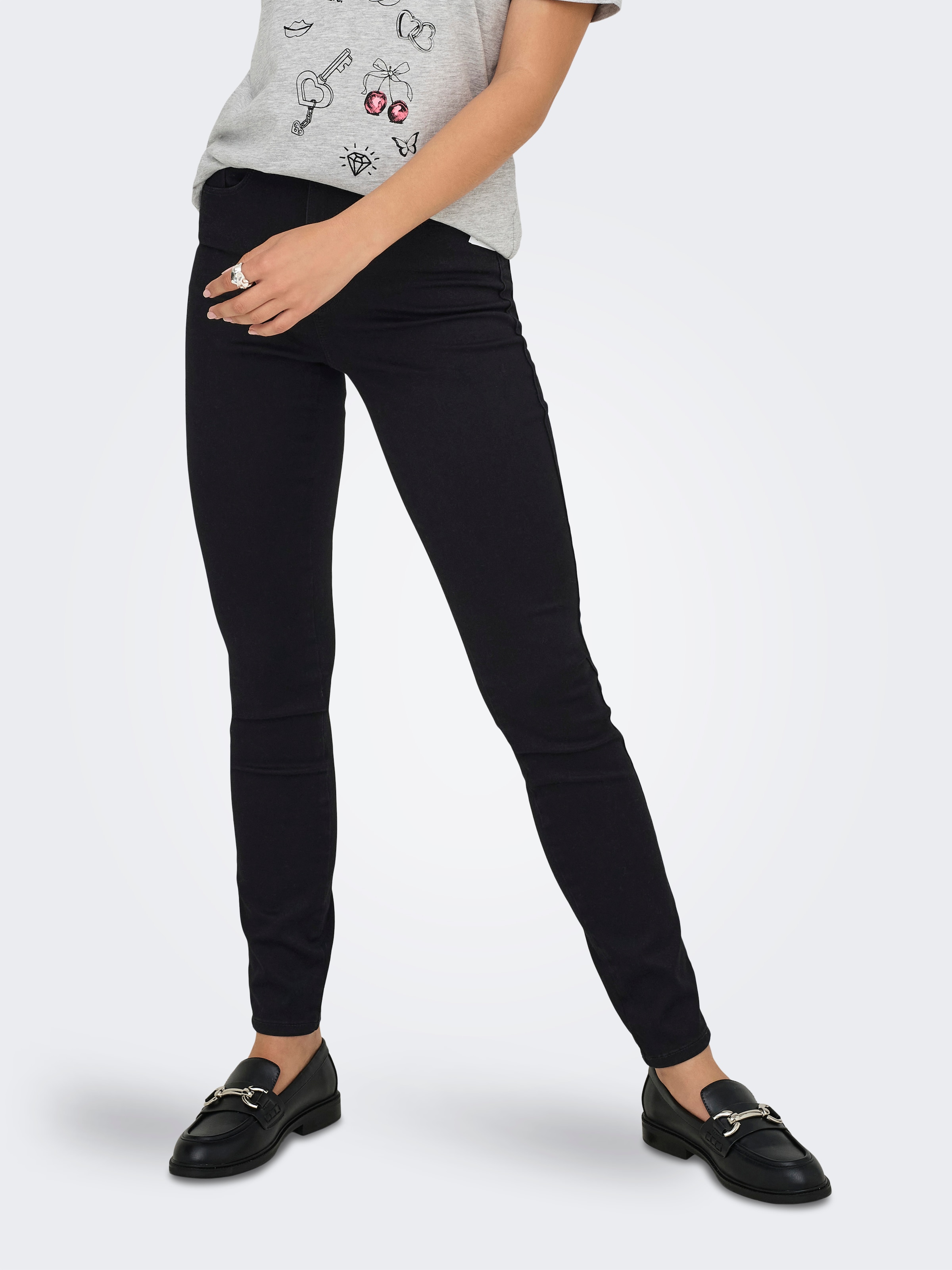 Image of ONLY Skinny-fit-Jeans "ONLRAY HIGH WAIST SKINNY DNM BOX"