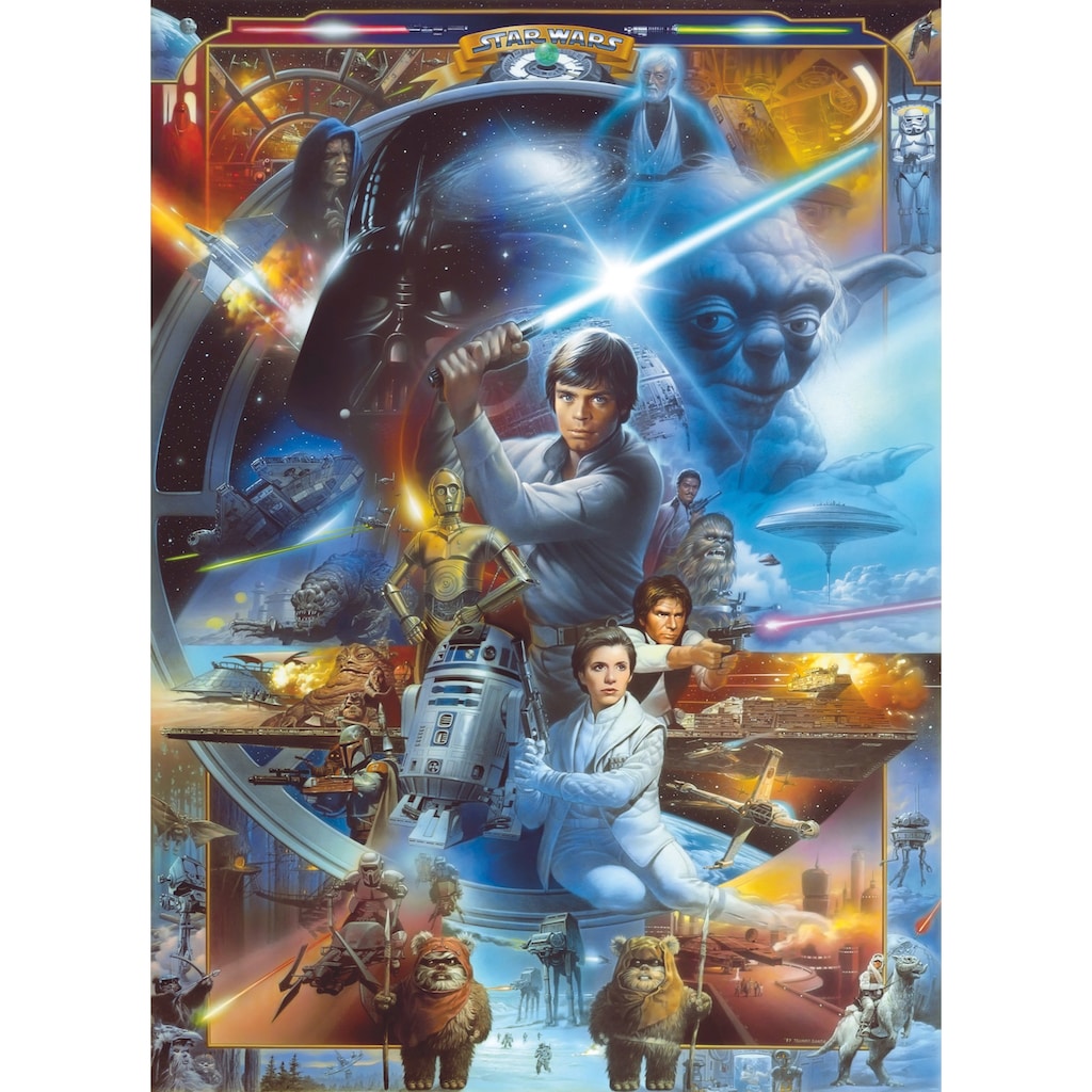 Komar Fototapete »Star Wars Luke Skywalker Collage«