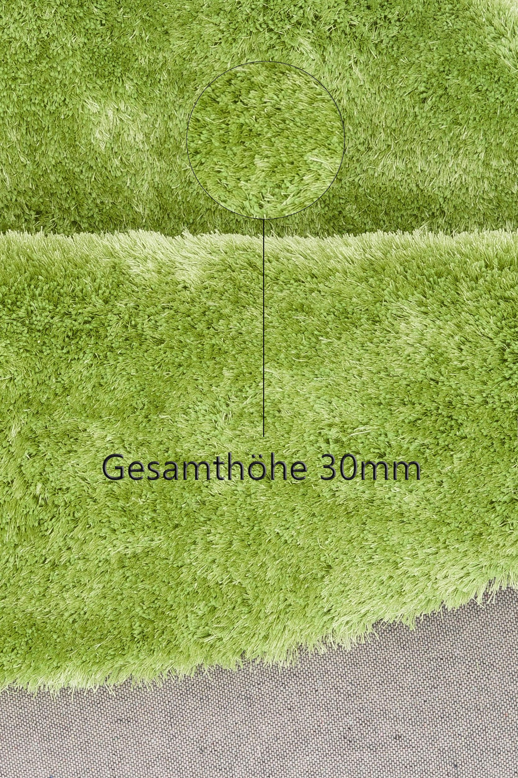 Bruno Banani Hochflor-Bettumrandung »Dana Teppich, Kundenliebling«, (3 tlg.), unifarben, Mikrofaser, pflegeleicht, Bettvorleger, Schlafzimmer