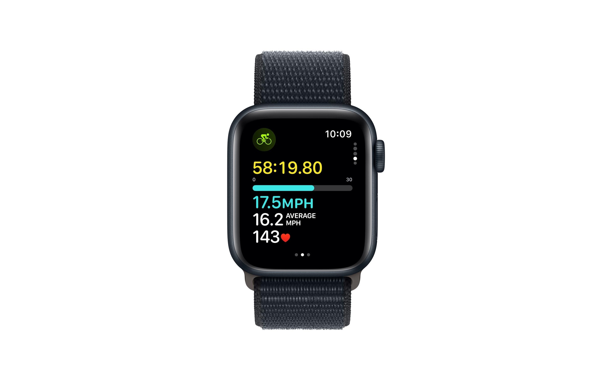 Apple Smartwatch »SE GPS, Aluminum mit Sport Loop«, 32 GB,)