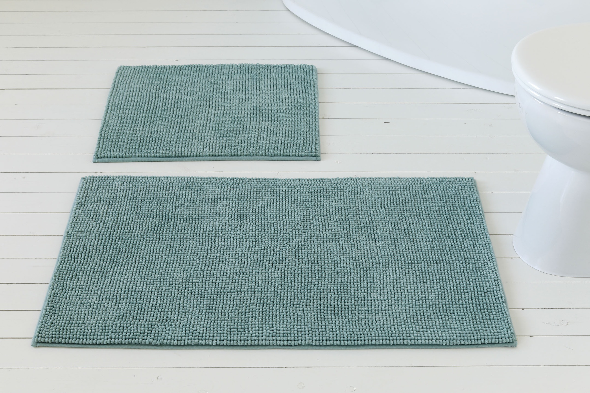 OTTO home Badematte "Kaelan, weicher Chenille" Höhe 14 mm rutschhemmend beschichtet fußbodenheizungsgeeignet Badvorleger, Badteppich weiches Chenille, pastellfarben, Badezimmer