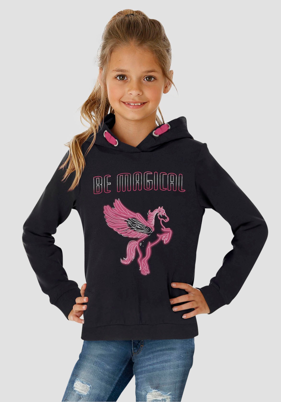 Image of Arizona Kapuzensweatshirt »BE MAGICAL«, Be Magical Druck bei Ackermann Versand Schweiz