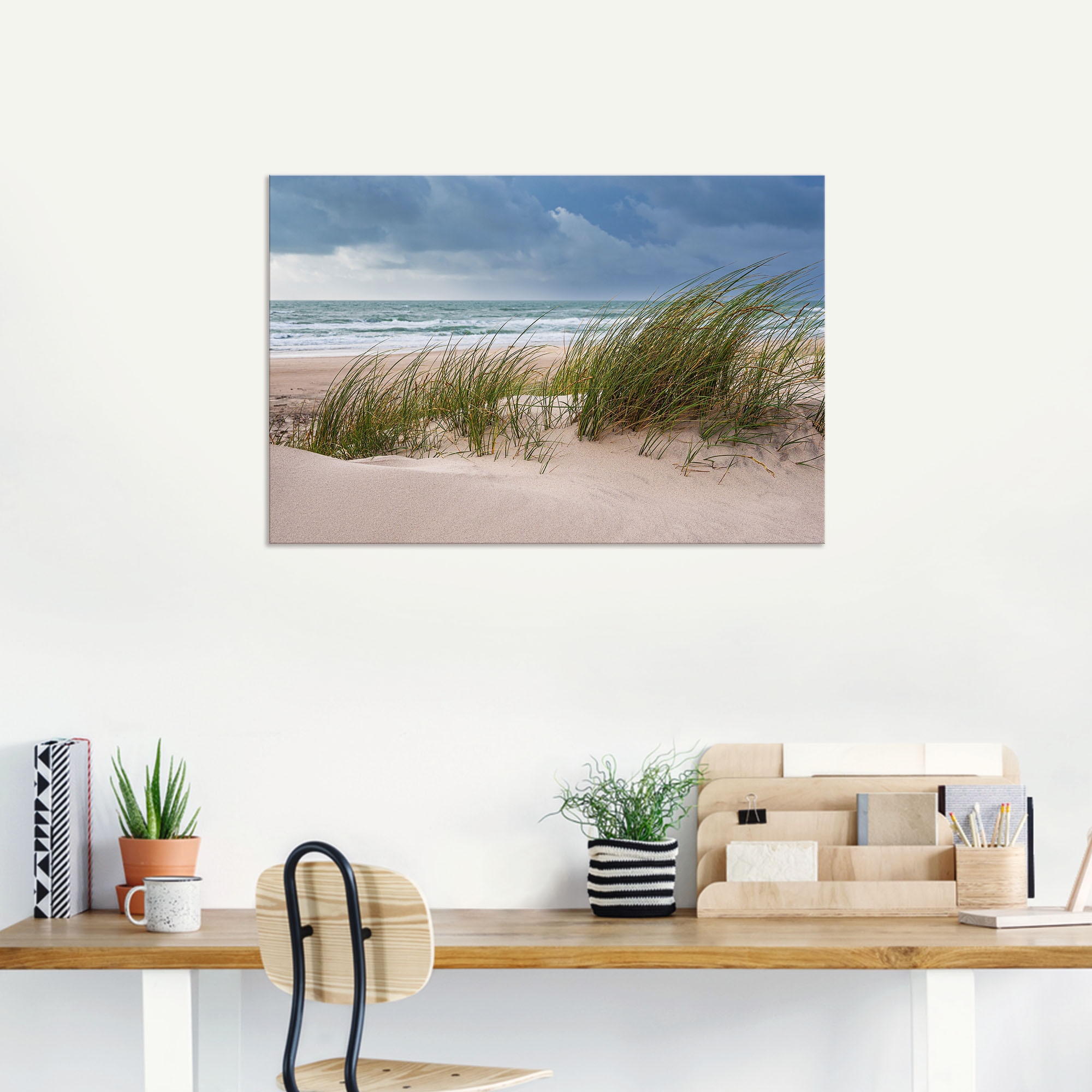 Artland Poster »Düne und Strand bei Hirtshals Dänemark I«, Küstenbilder, (1 St.), als Alubild, Outdoorbild, Leinwandbild in verschied. Grössen