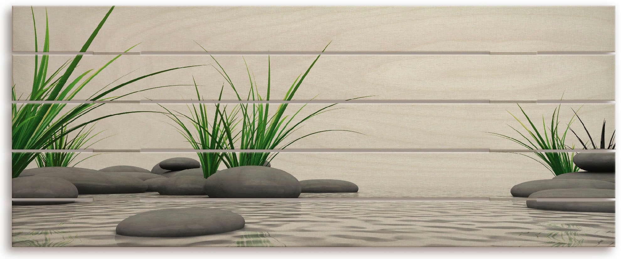 Image of Artland Holzbild »3D Steine«, Zen Bilder, (1 St.) bei Ackermann Versand Schweiz