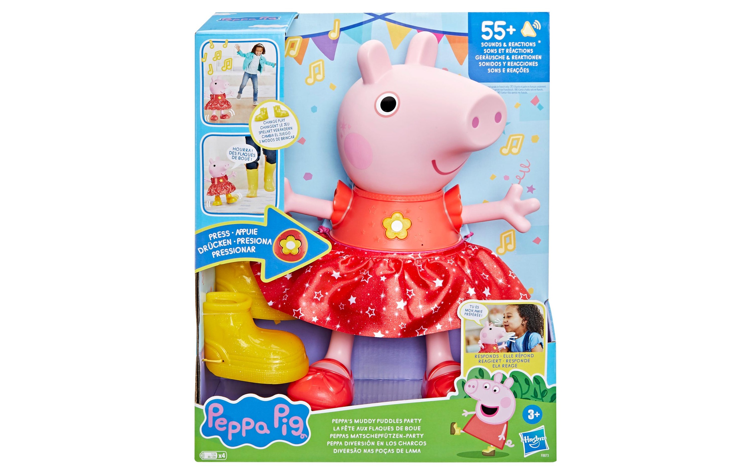 Hasbro Spielfigur »Peppas Matschepfützen-Party -FR-«