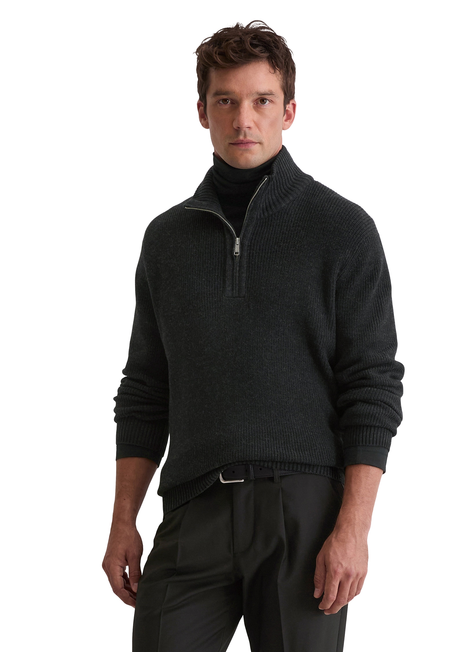 Marc O'Polo Troyer lässiger Bi-Color-Effekt