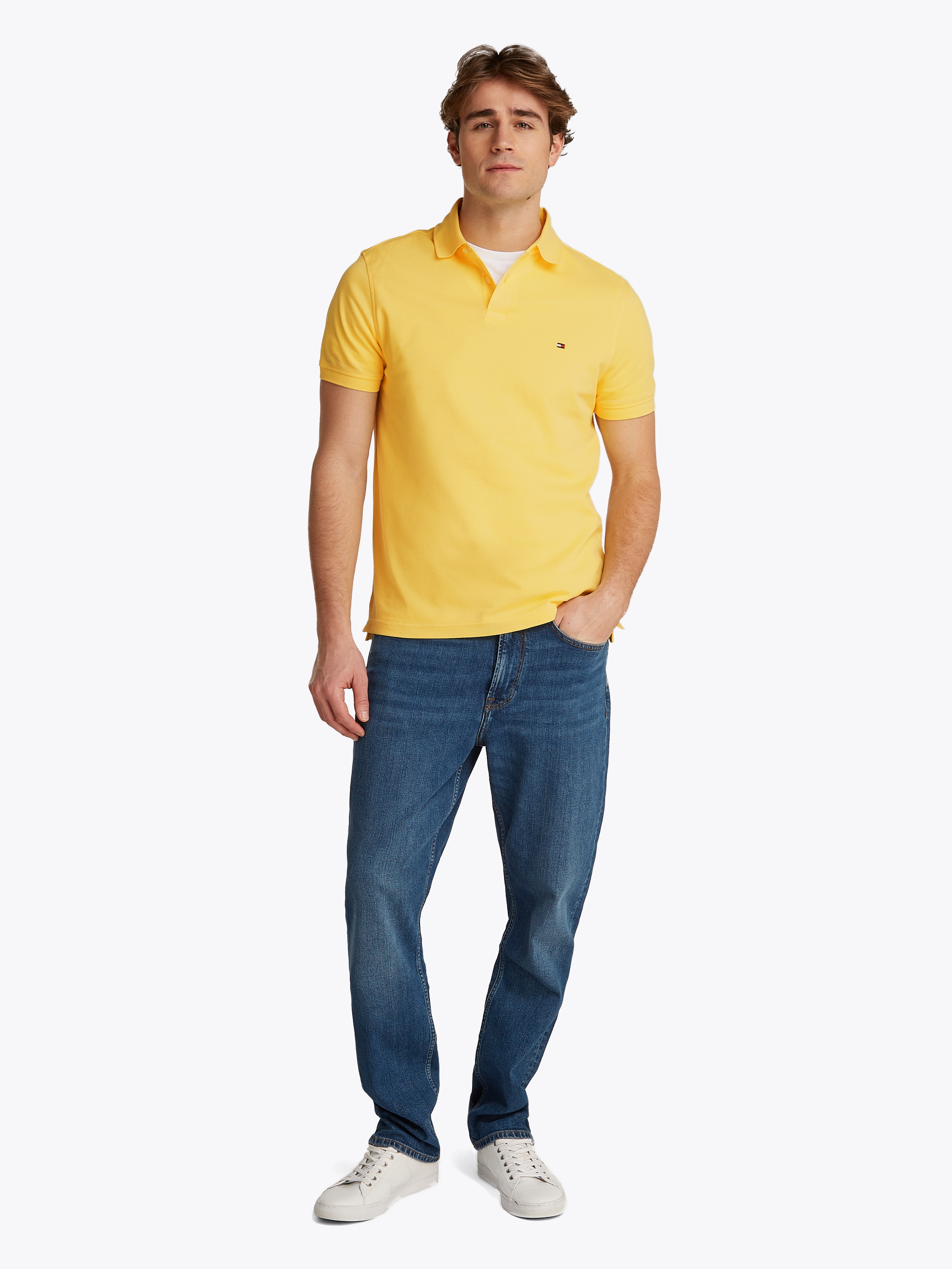Tommy Hilfiger Polo »1985 REGULAR POLO« aus hochwertiger Baumwoll-Piqué-Qualität