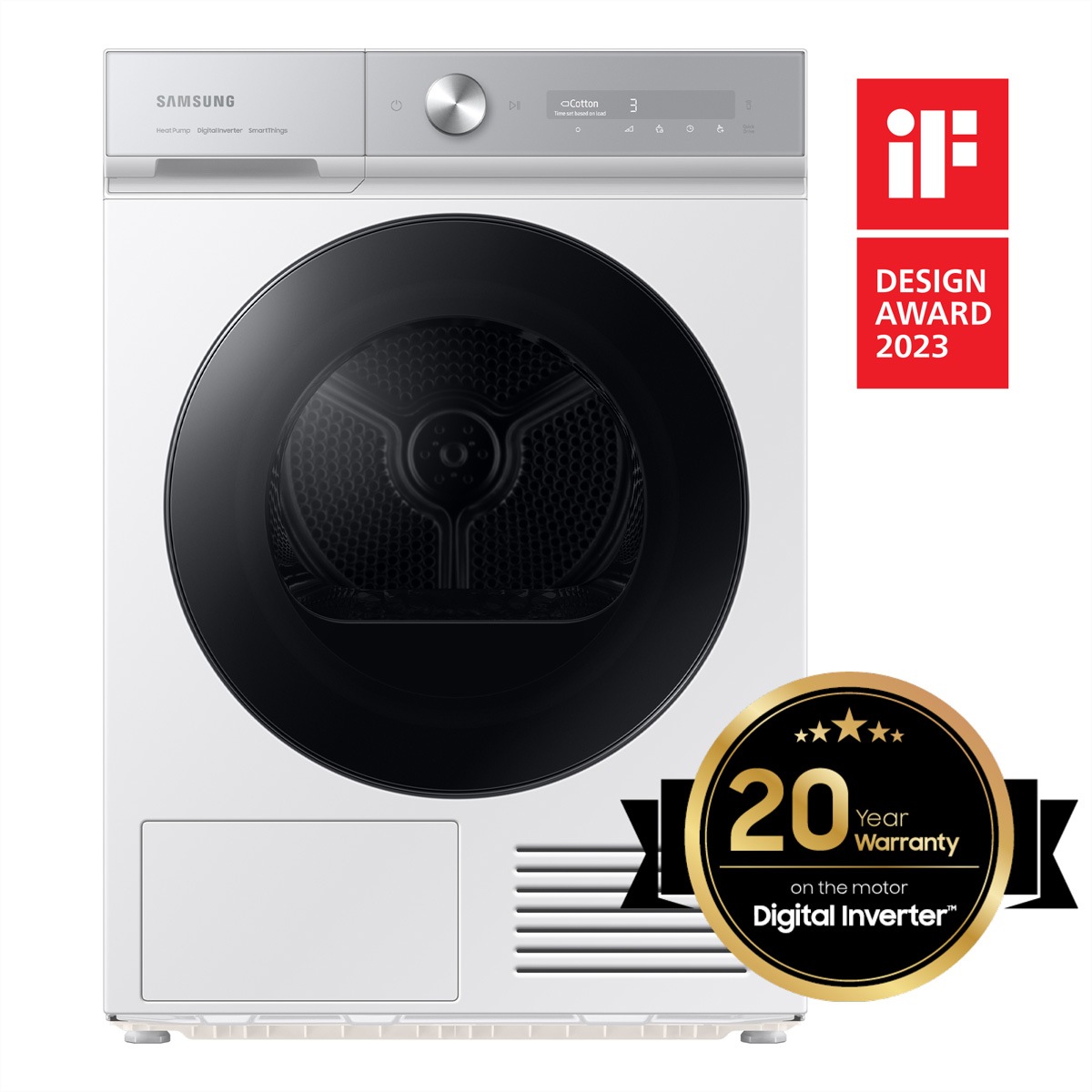Samsung Waschtrockner »Samsung Wäschetrockner DV9400, 9kg, Bespoke«, 9 kg
