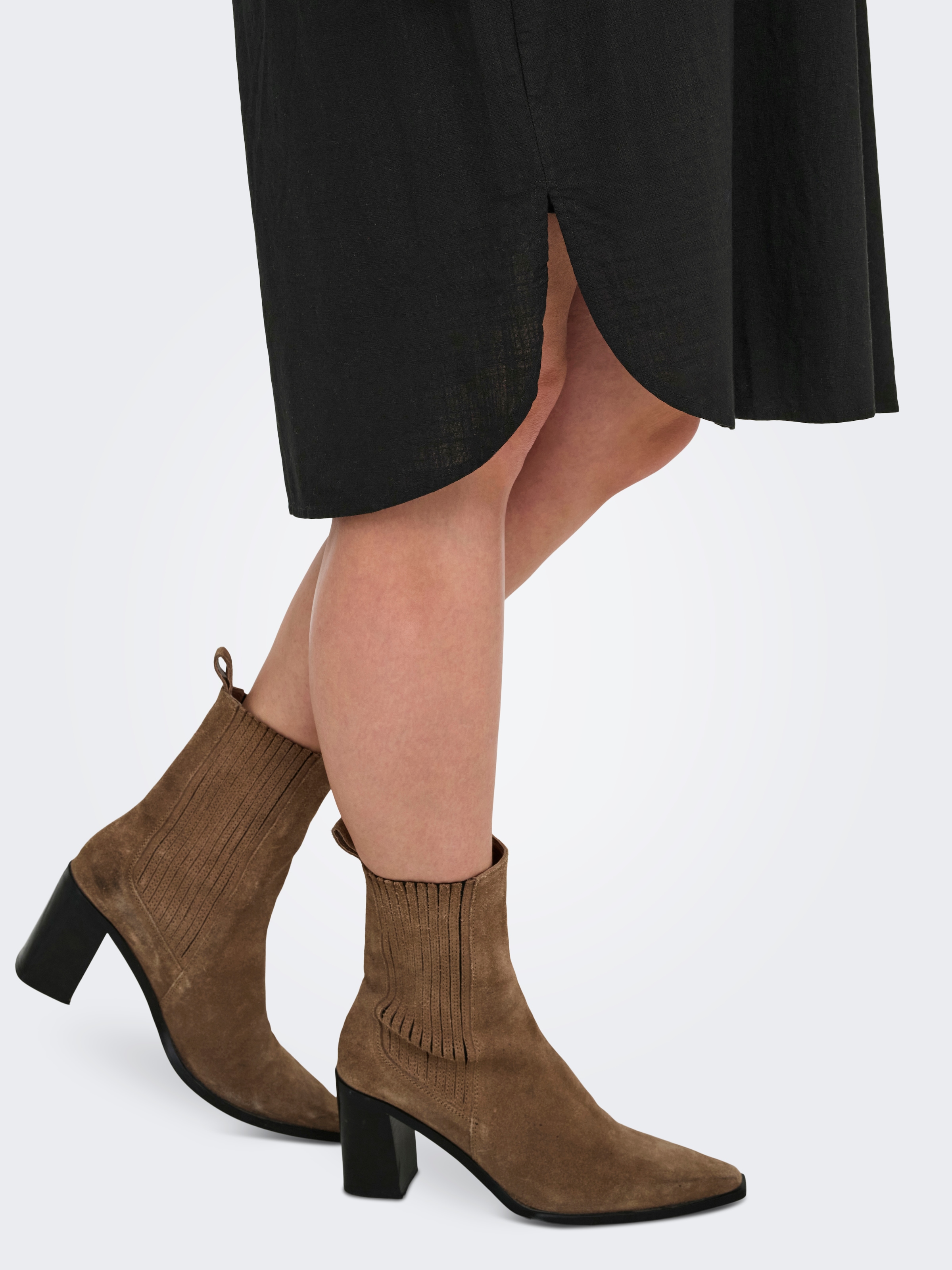 ONLY CARMAKOMA Blusenkleid »CARCOCO SS BLK SHIRT DRESS WVN«