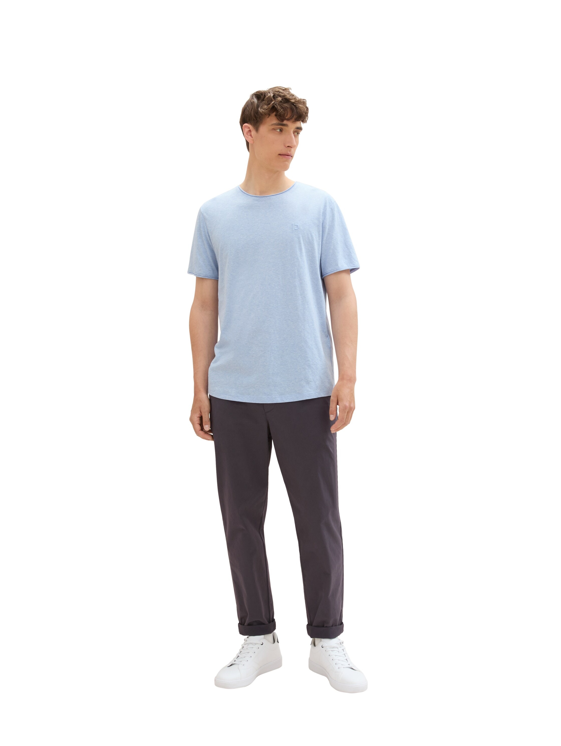 TOM TAILOR Denim T-Shirt, in Melange Optik