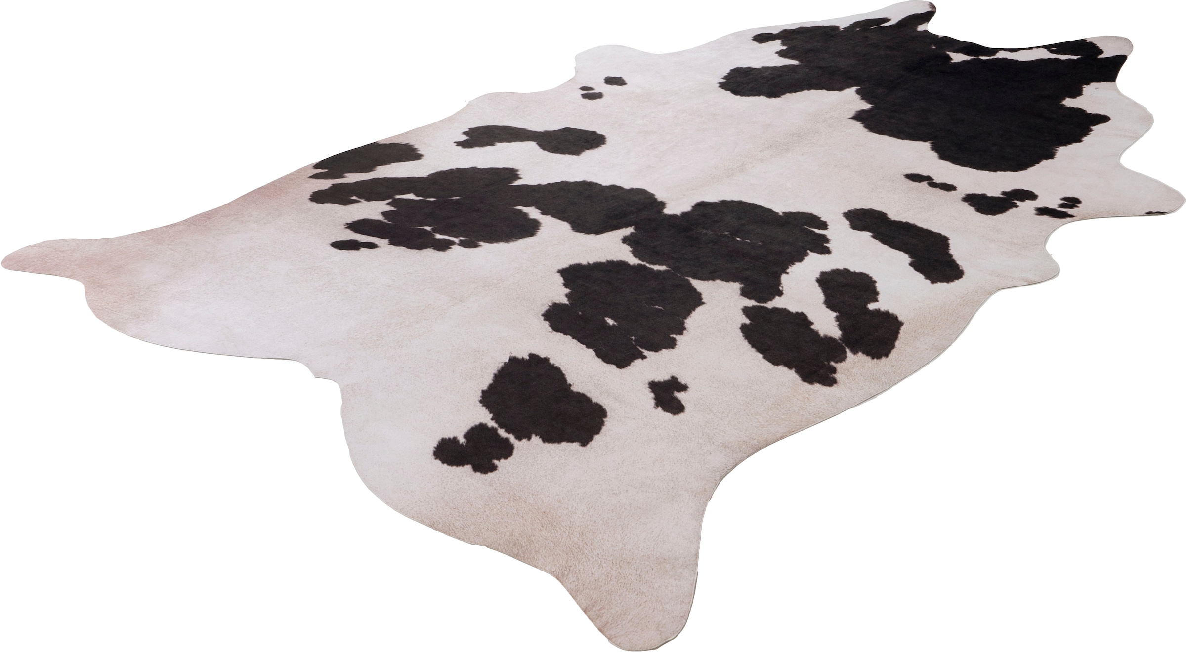 Image of Obsession Fellteppich »My Toledo 190«, fellförmig, 5 mm Höhe, Kunstfell, gedruckte Kuhfell-Optik, ideal im Wohnzimmer & Schlafzimmer bei Ackermann Versand Schweiz