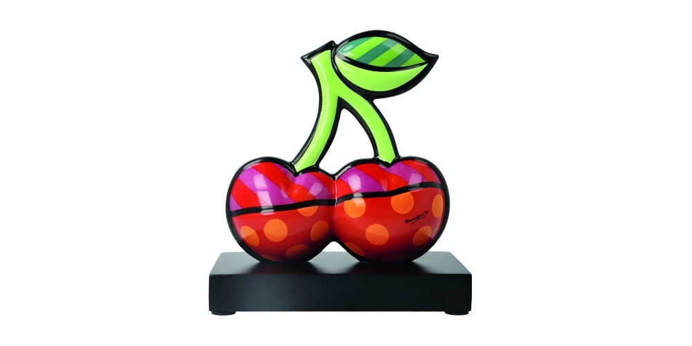 Image of Goebel Dekofigur "Romero Britto - Cherries"