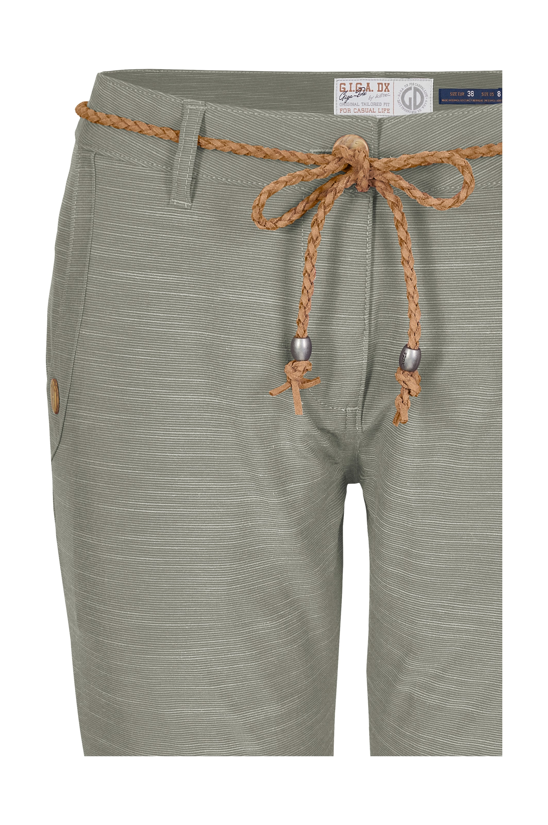 G.I.G.A. DX by killtec Pantalon 3/4 »GS 93 WMN PNTS«  Pantalon capri femme : stretch, séchage rapide, poches, fermeture éclair Autolock