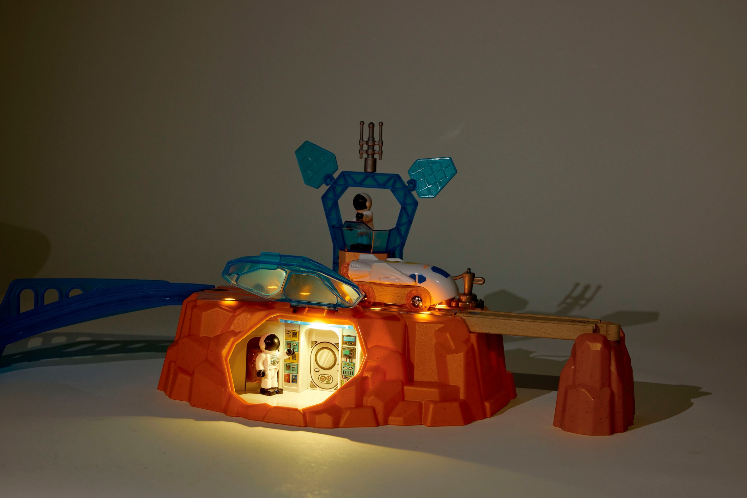 Hape Train jouet »Zugset - Mars-Erkundung« mit Licht und Sound