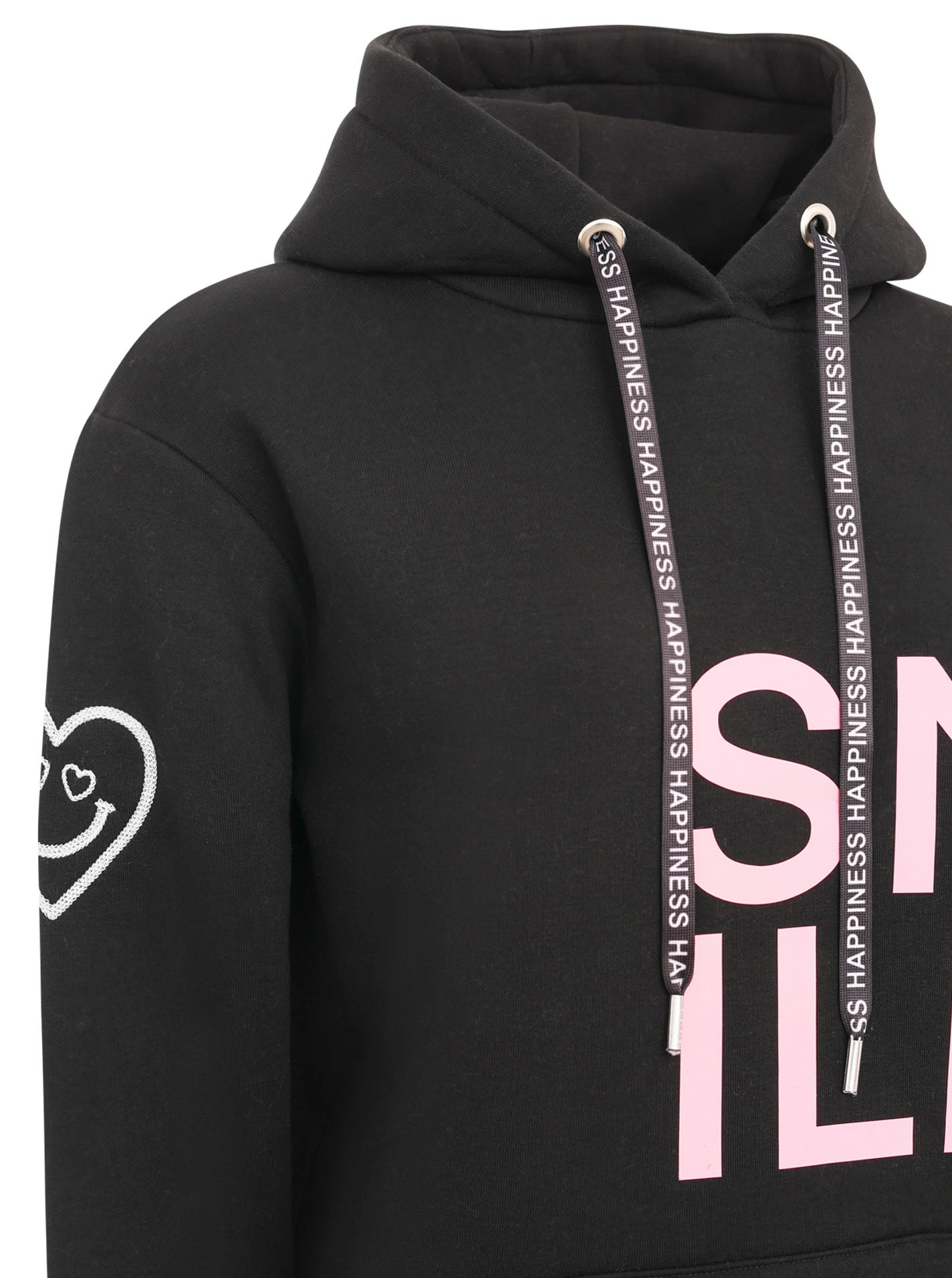 Zwillingsherz Hoodie »"Alissa"«, mit SMILE Print