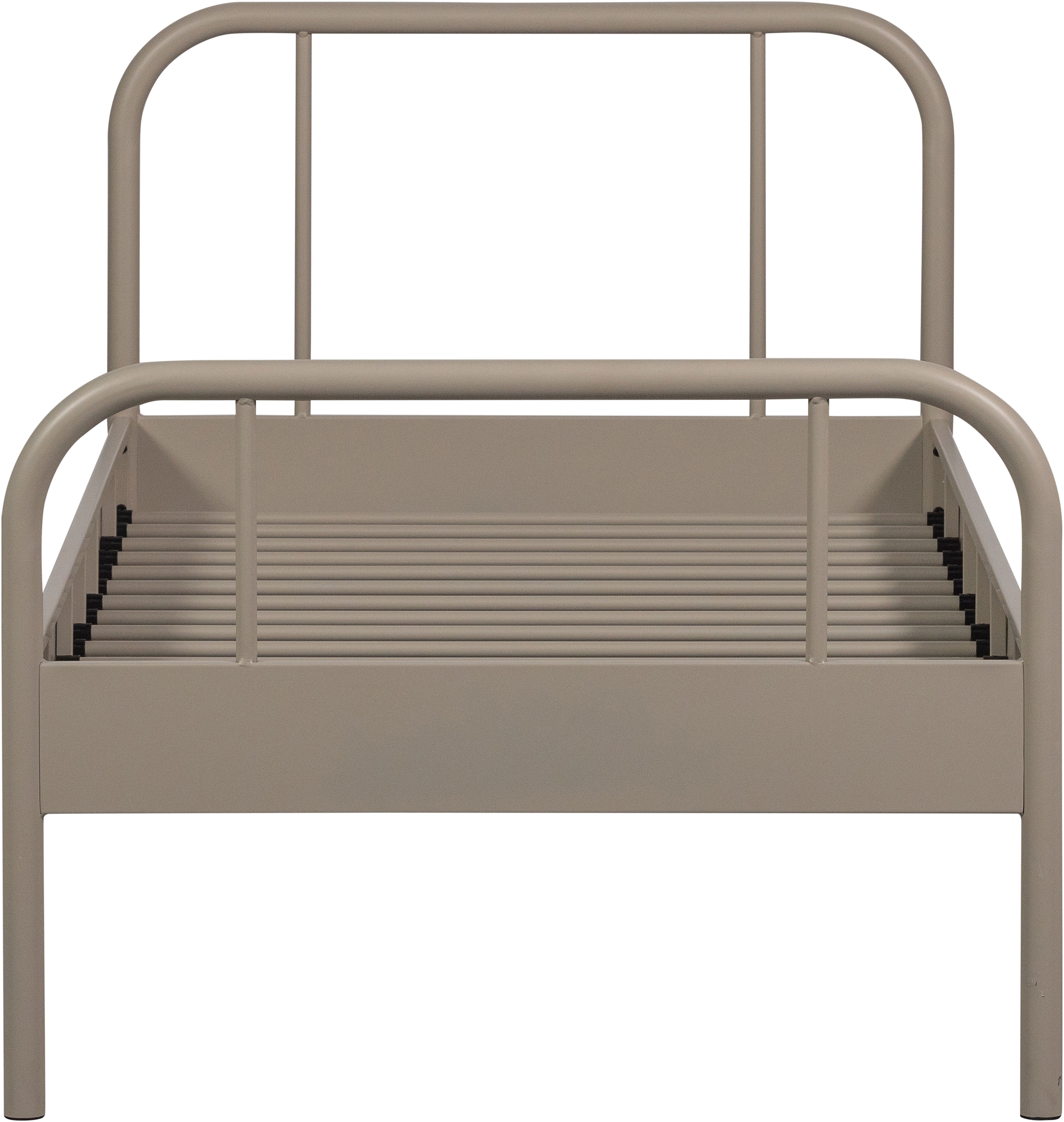WOOOD Bettgestell »Mata Stahlrahmen pulverbeschichtet, H 90 x B 208 x T 95 cm« Matratzenmass 90x200 cm, einfach zu montierbar, Pfleiglicht