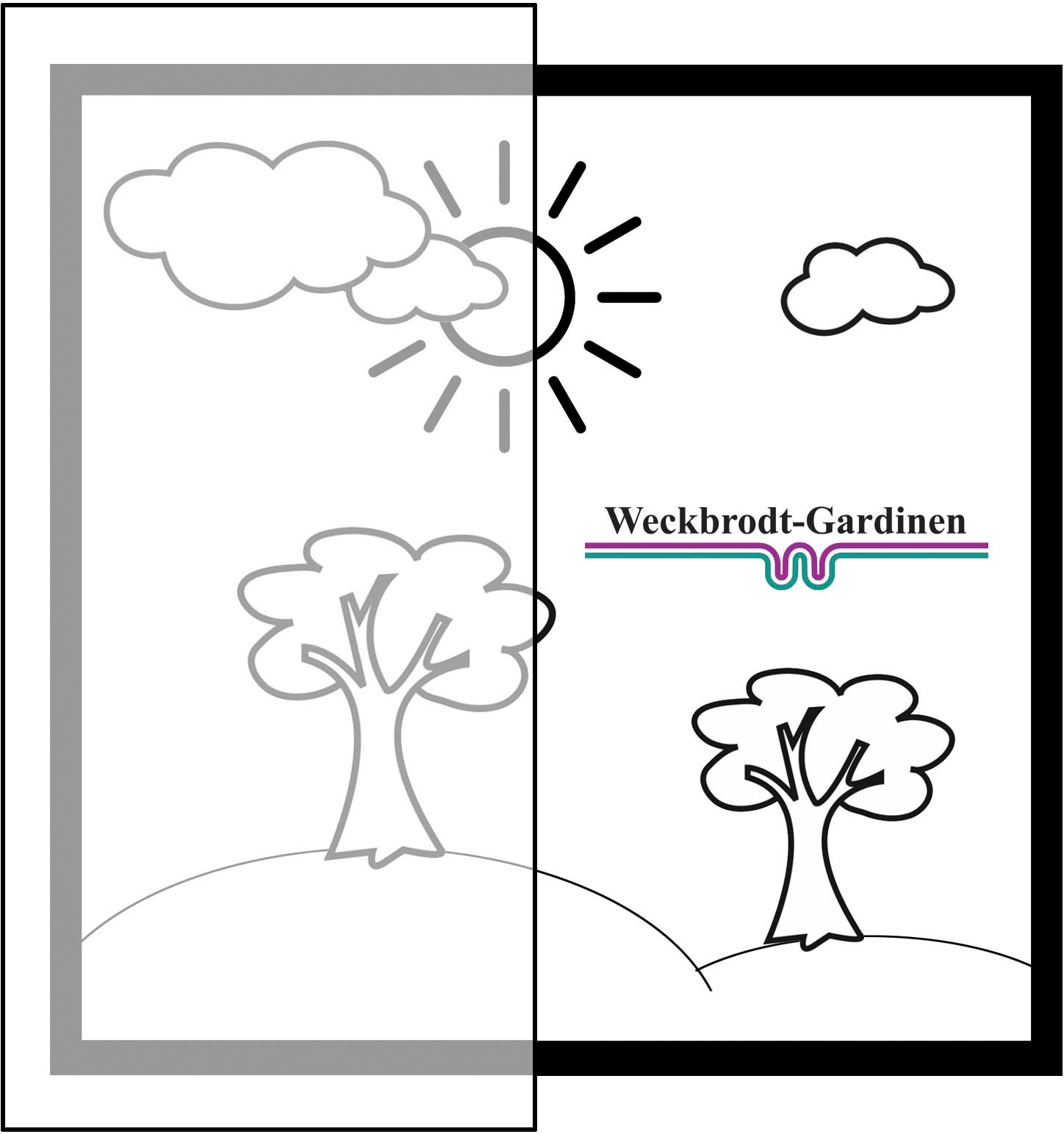 Weckbrodt Gardine »Heidelberg«, (1 St.), echte Stickerei, Voile, transparent, mit 1 oder 2 Bordüren, Store