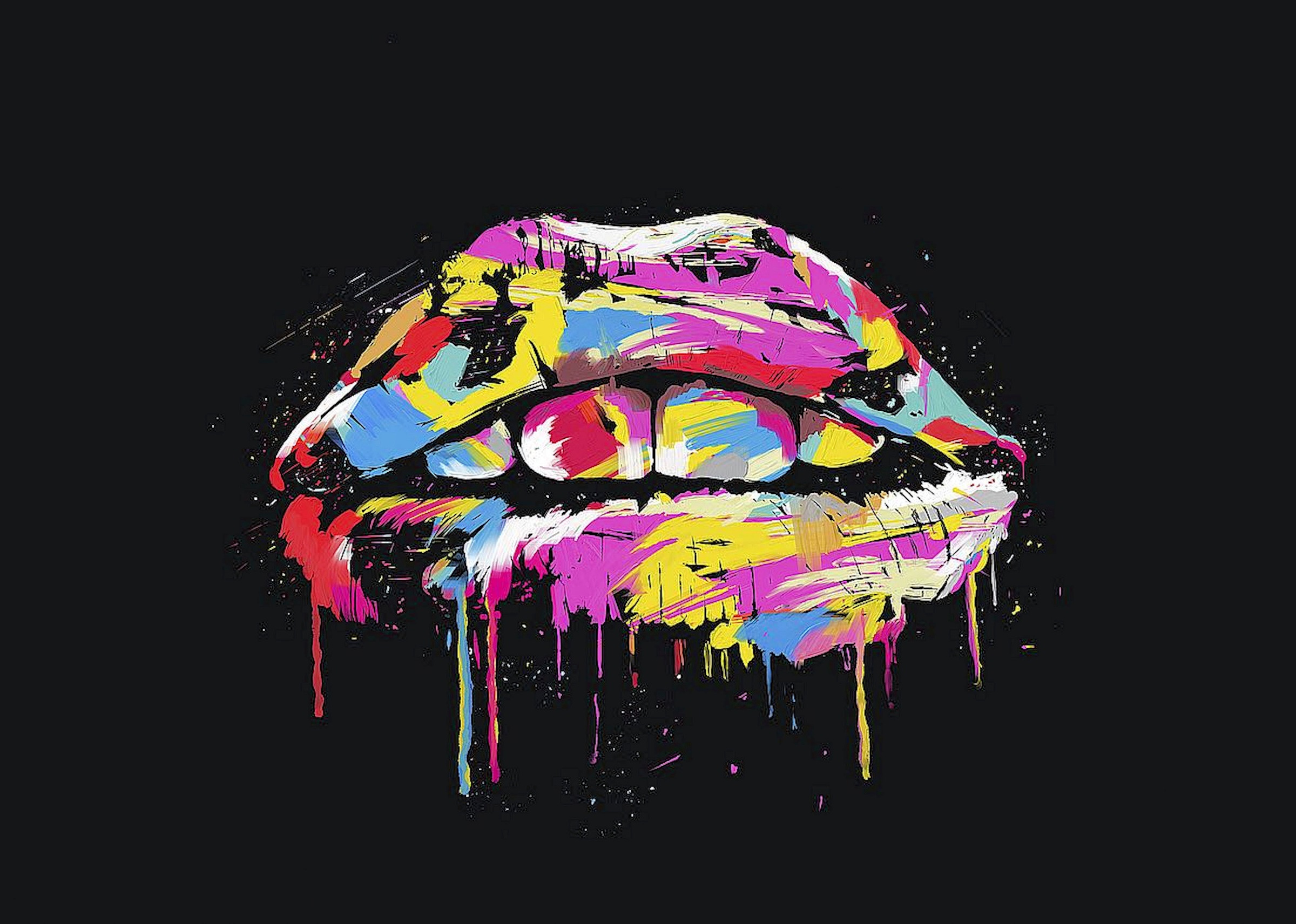 Image of my home Leinwandbild »B. SOLTI / Colorful lips«, (1 St.) bei Ackermann Versand Schweiz