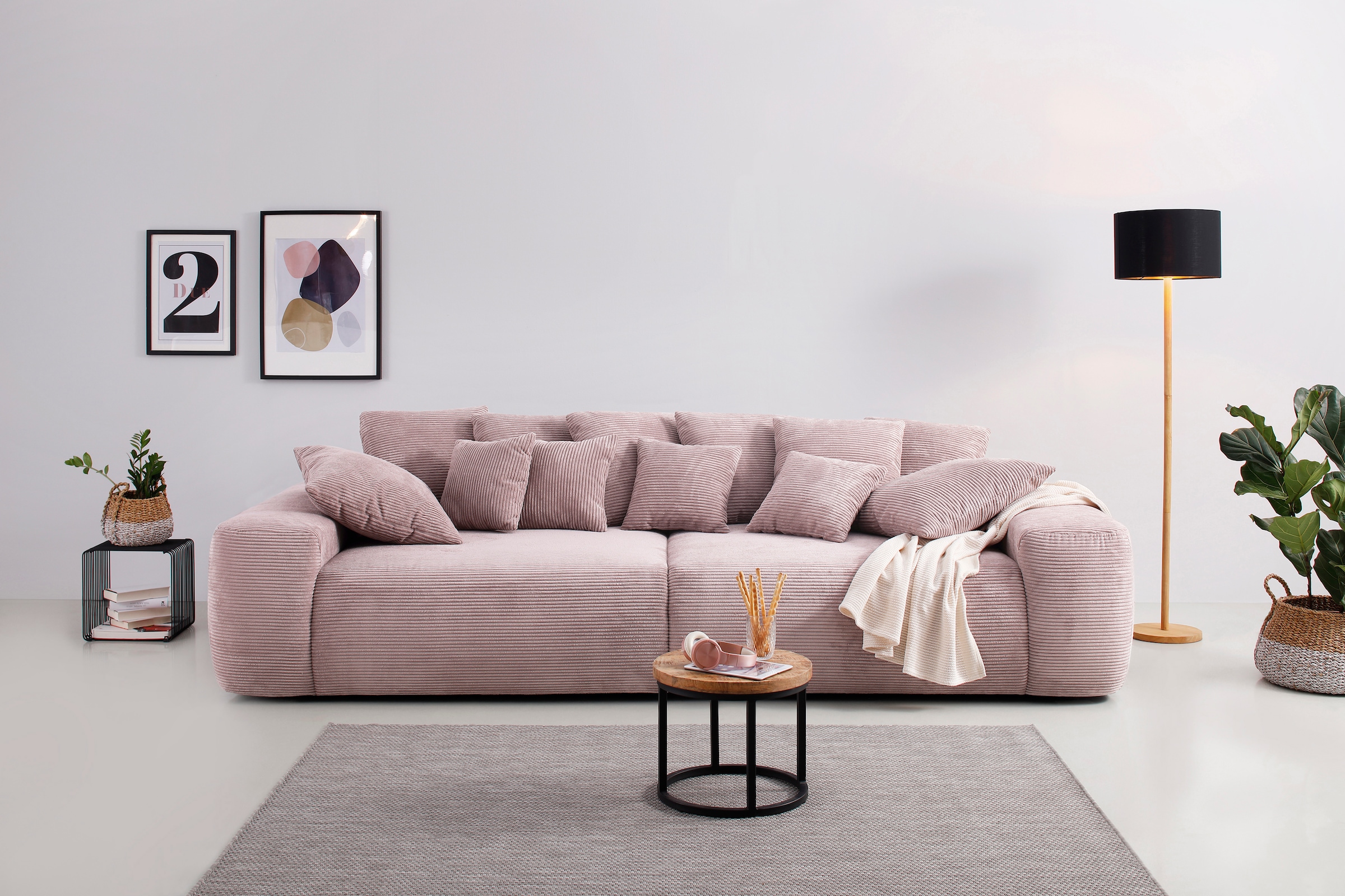 Big-Sofa bis auf auch Polsterung affaire Home kg »Sundance«, 140 pro Sitzfläche, für Cord-Bezug zu versandkostenfrei mit