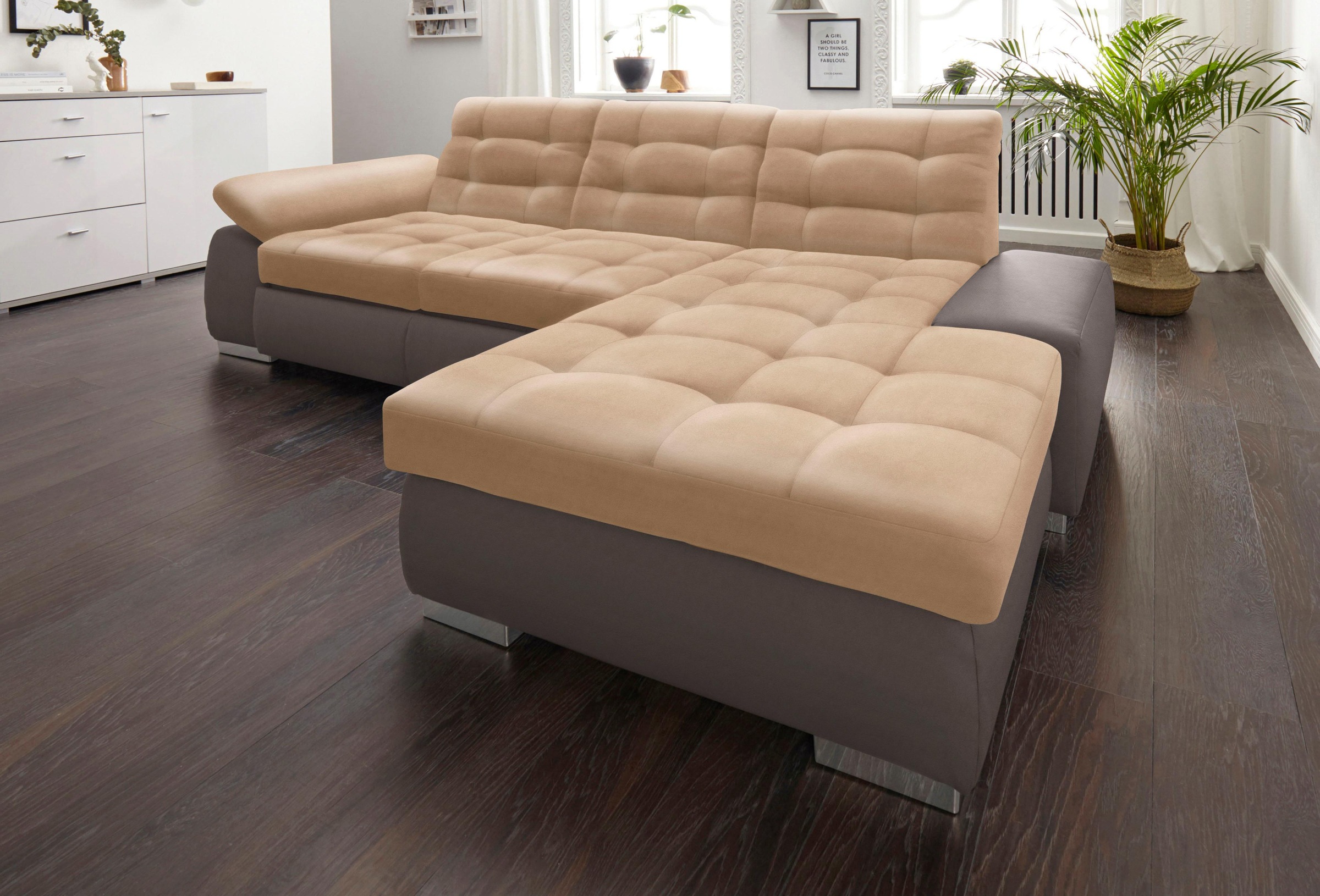 Image of sit&more Ecksofa, XXL, wahlweise mit Bettfunktion bei Ackermann Versand Schweiz