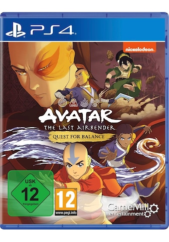 Spielesoftware »Avatar: The Last Airbender - Quest for Balance«, PlayStation 4