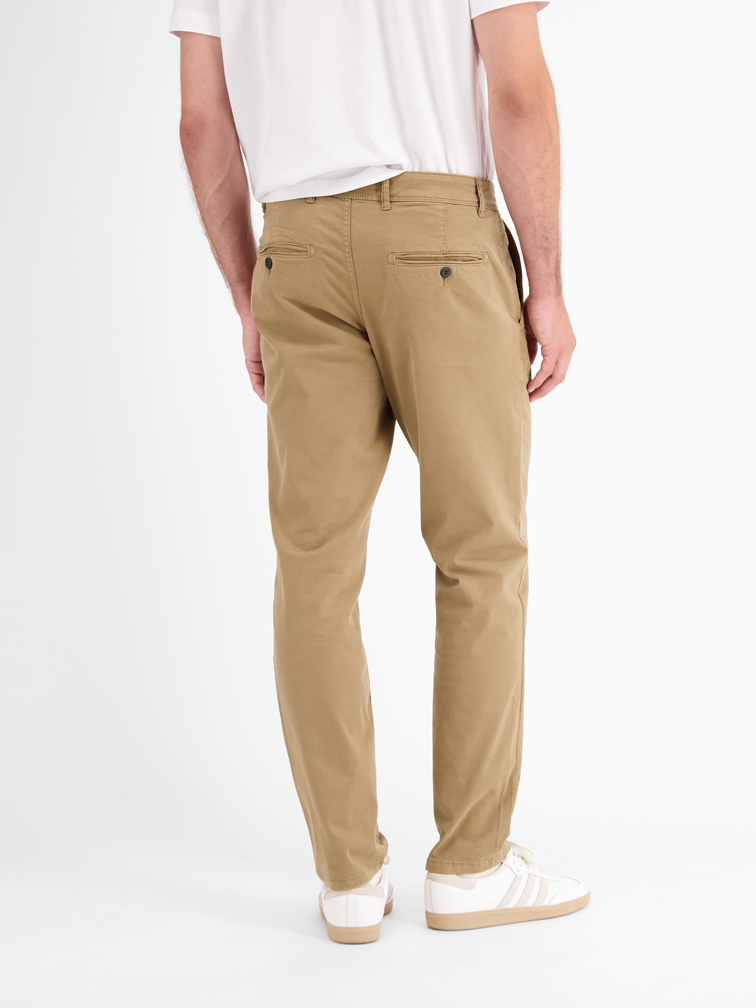 LERROS Pantalon 5 poches »Basic Chino in Strukturqualität, SLIM FIT«  chino style 5 poches avec stretch / polyvalent pour tous les jours
