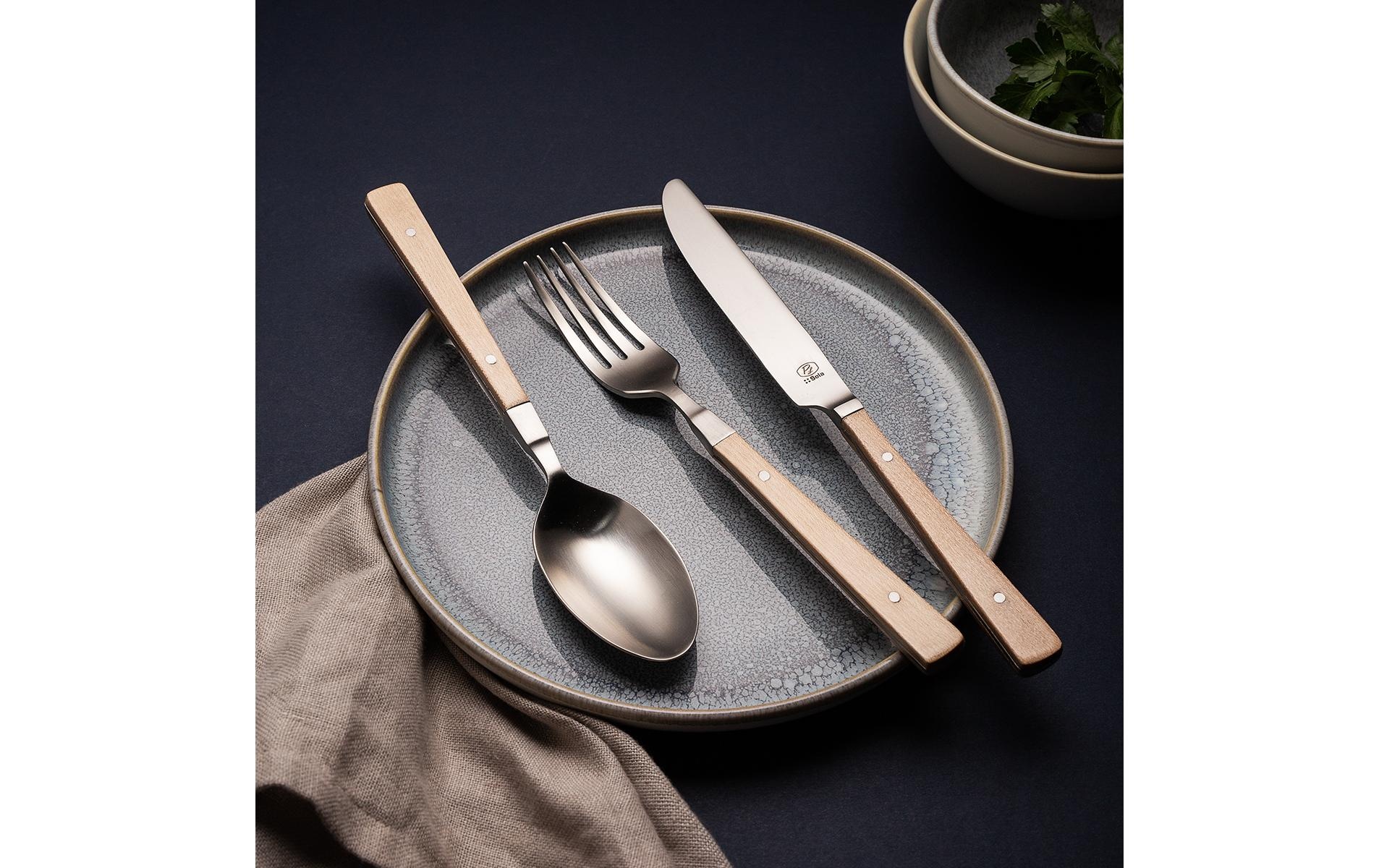 Sola Set de couverts »Image Maple Wood 24-tlg.«