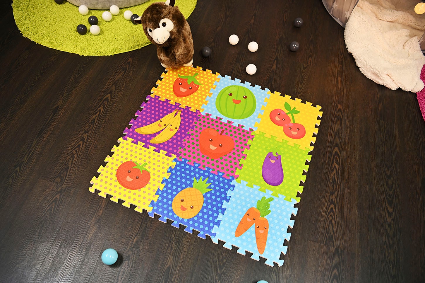 Knorrtoys® Puzzle »Früchte«, Puzzlematte, Bodenpuzzle