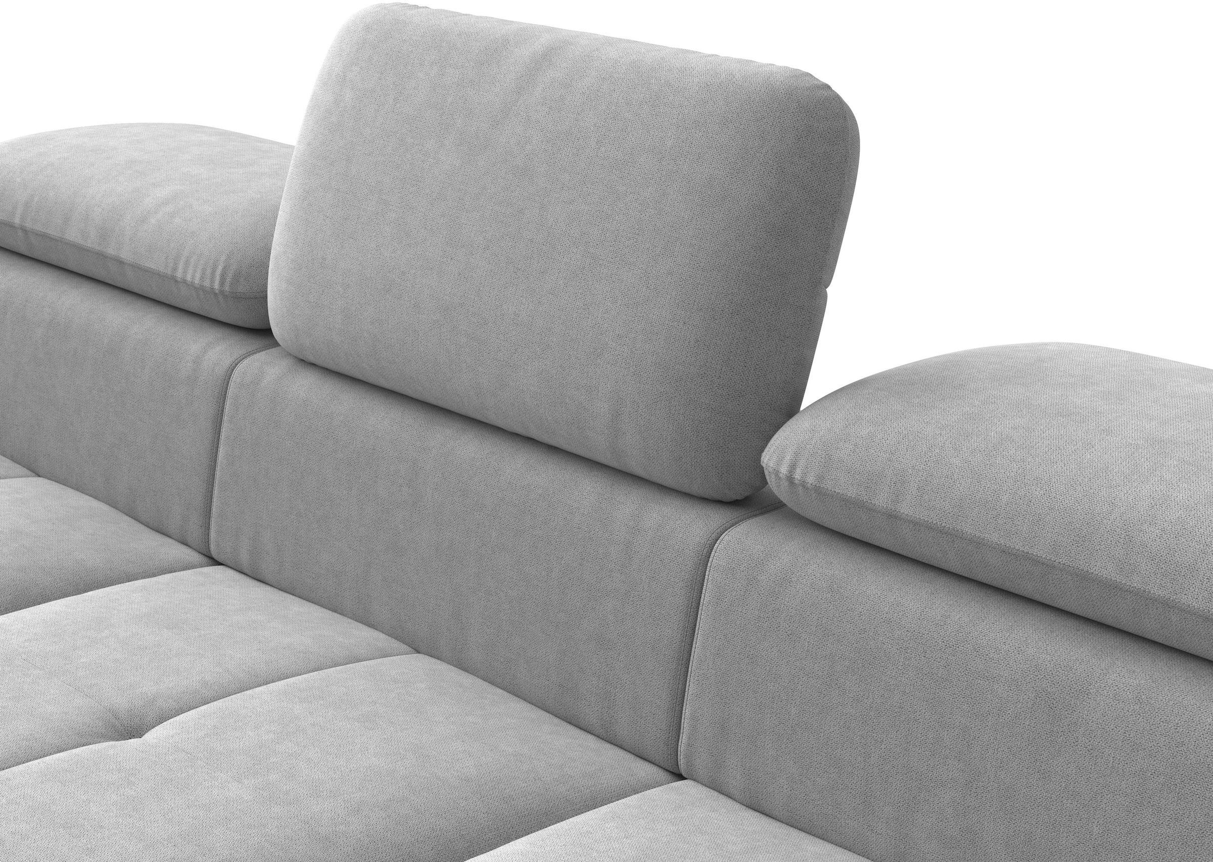 sit&more Ecksofa »Viola L-Form, B: 249 cm, Arm- & Kopfteilverstellung« optional Schlaffunktion, Sofa mit Komfortsitz