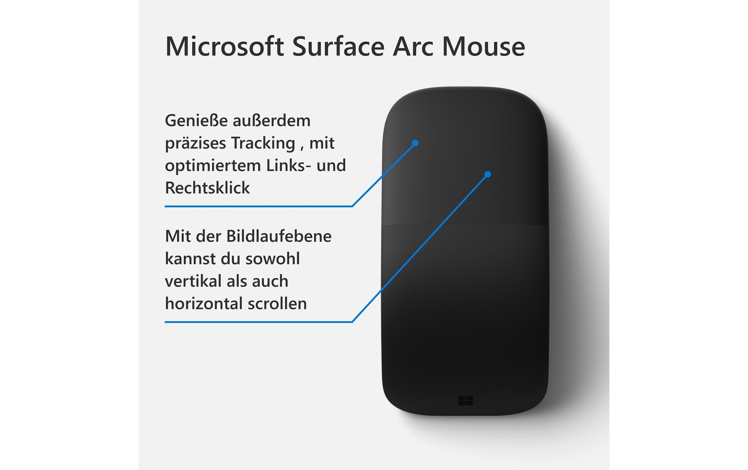Microsoft Maus »Arc Mouse«, Bluetooth