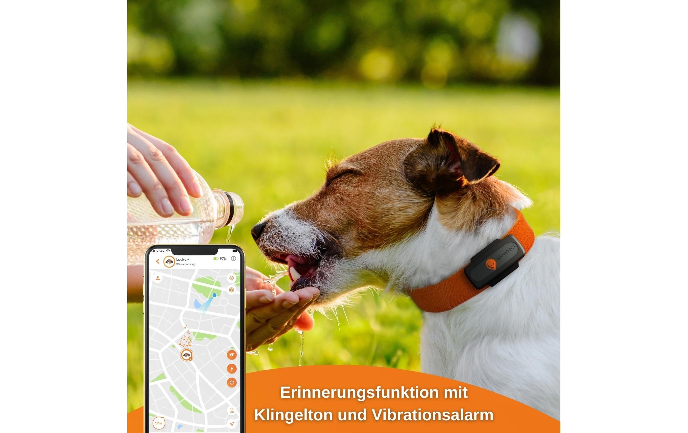 GPS-Tracker »Weenect XS für Hunde Schwarz«