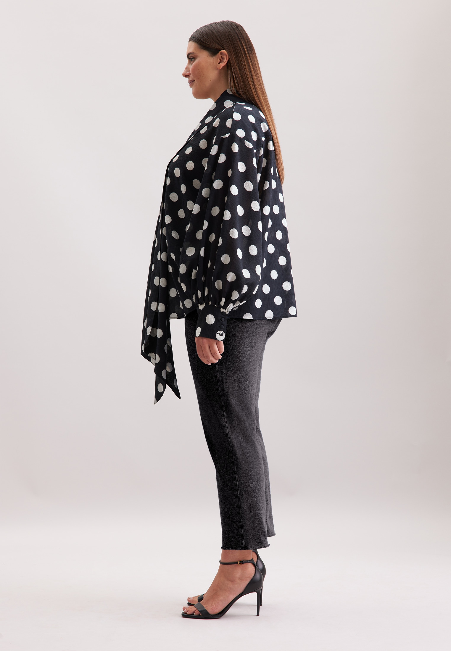 seidensticker Rüschenbluse »Schwarze Rose« 1/1 Druck