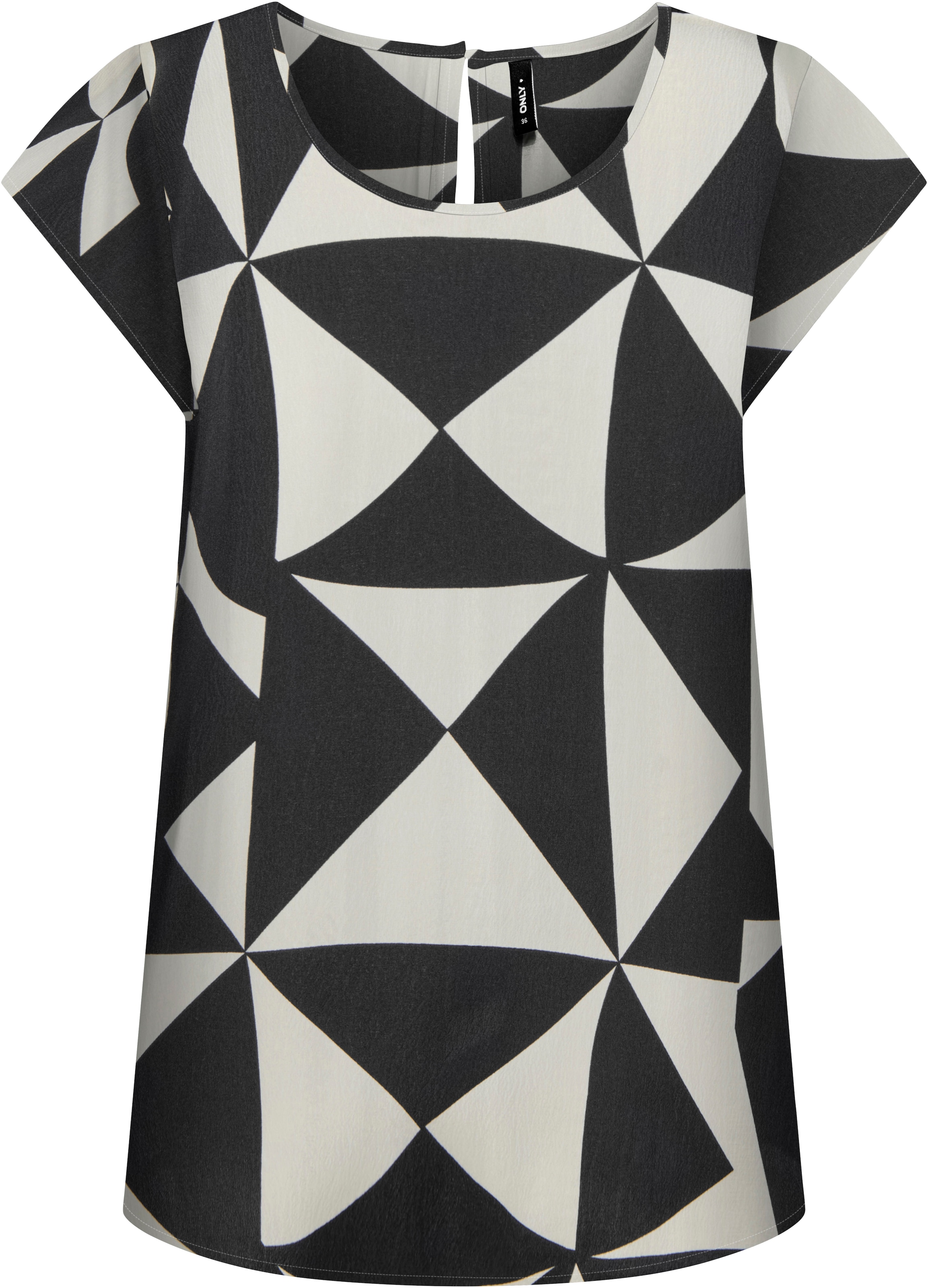 ONLY Shirtbluse »ONLNOVA LIFE S/S TOP AOP PTM«