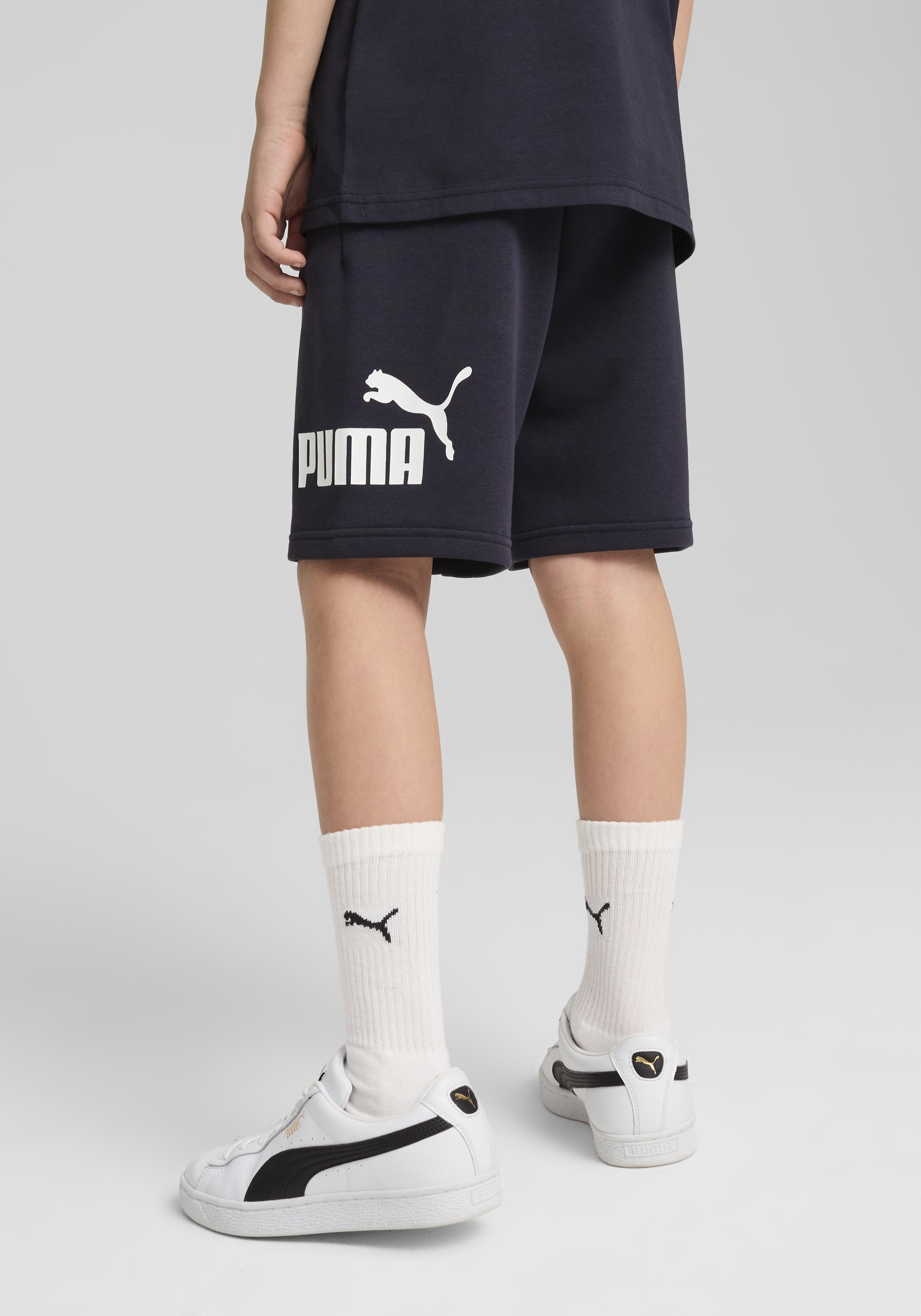 PUMA Short d'entraînement »ESS NO. 1 LOGO SHORTS TR B«  mit Eingrifftaschen, elastischer Bund, für Jugendliche