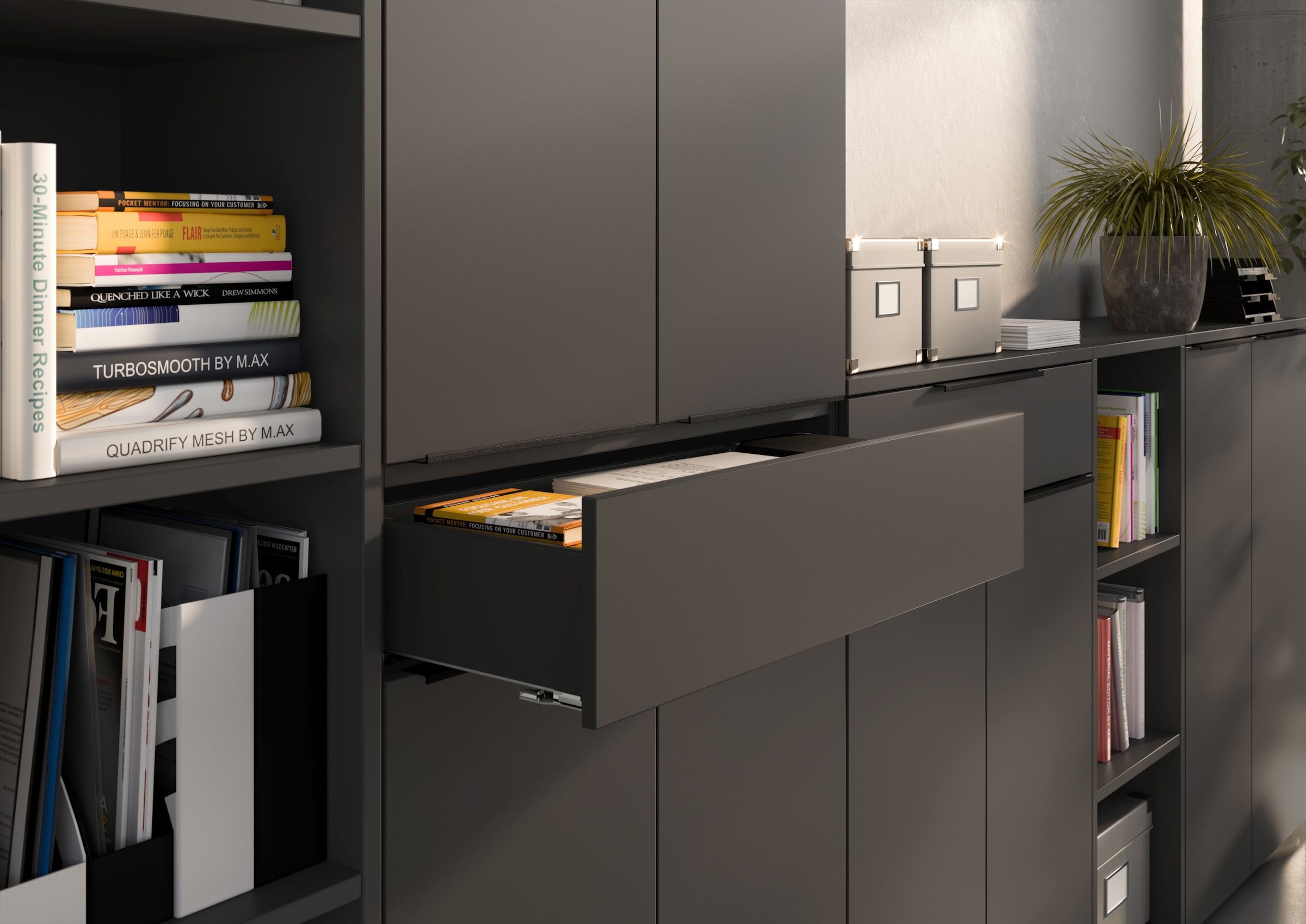 GERMANIA Aktenschrank »Mailand«, optional mit Schublade, Türdämpfer, Breite 80 cm, Made in Germany