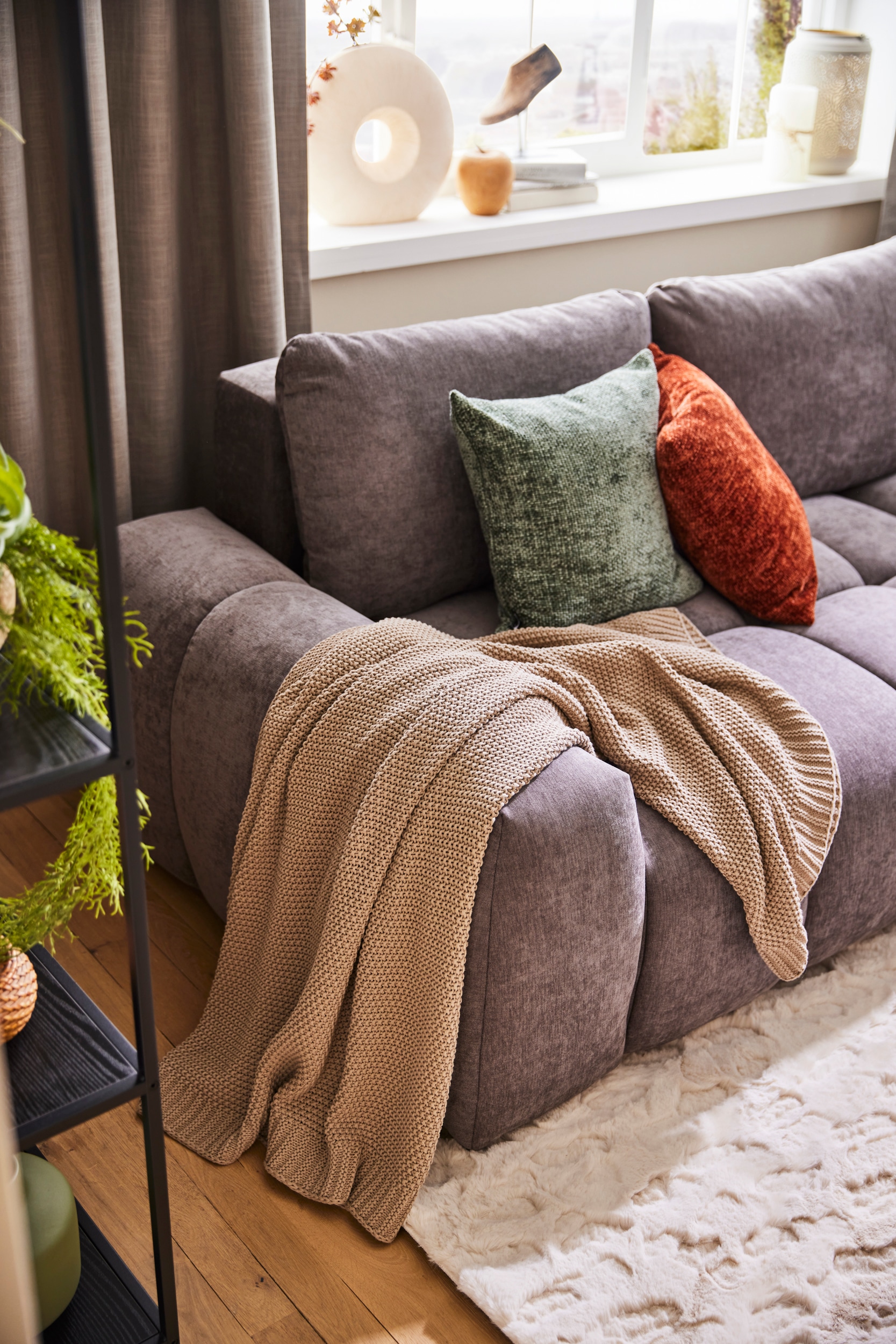 GOODproduct Wohndecke »Phelon« Strickmuster, modern und pflegeleicht, verschiede Farben,