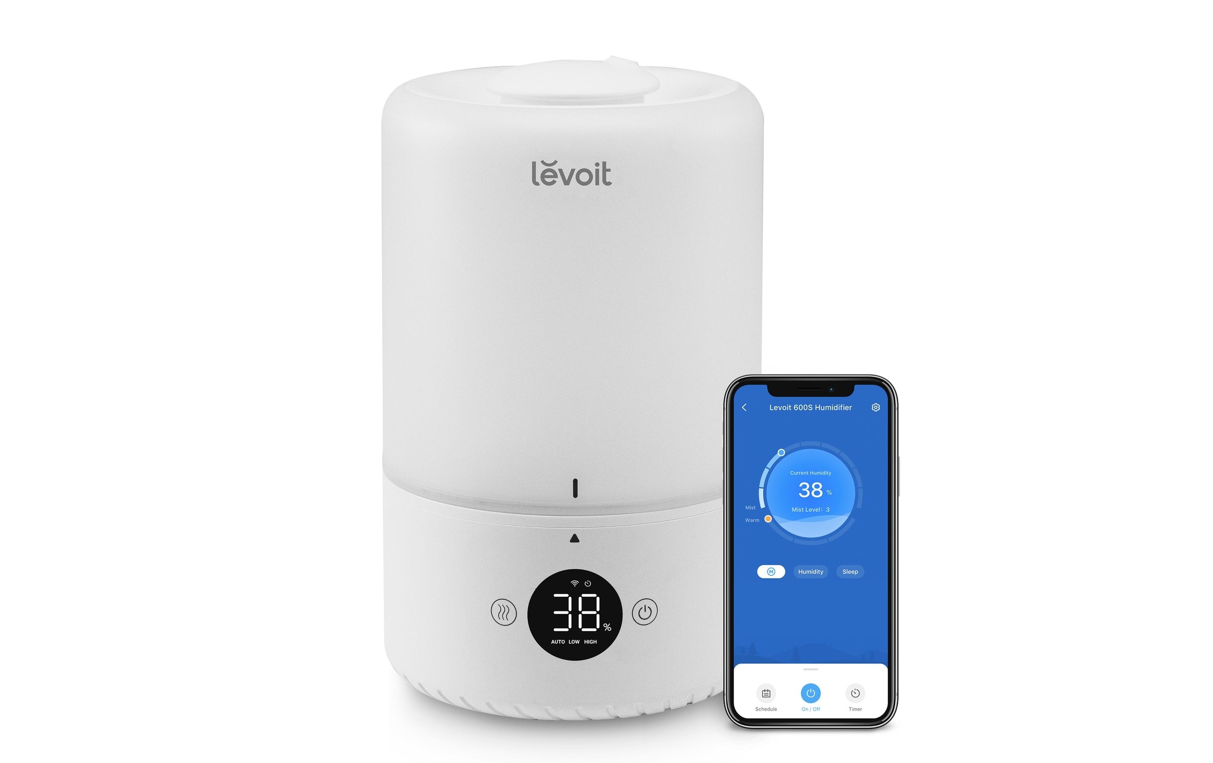 Image of Levoit Luftbefeuchter "Dual 200S Smart Top-Fill 27 m²" 3 l Wassertank