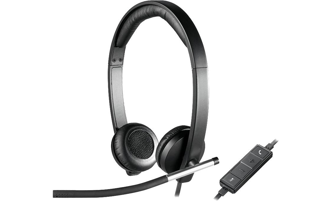 Image of Logitech Headset "H650e USB Duo" Rauschunterdrückung